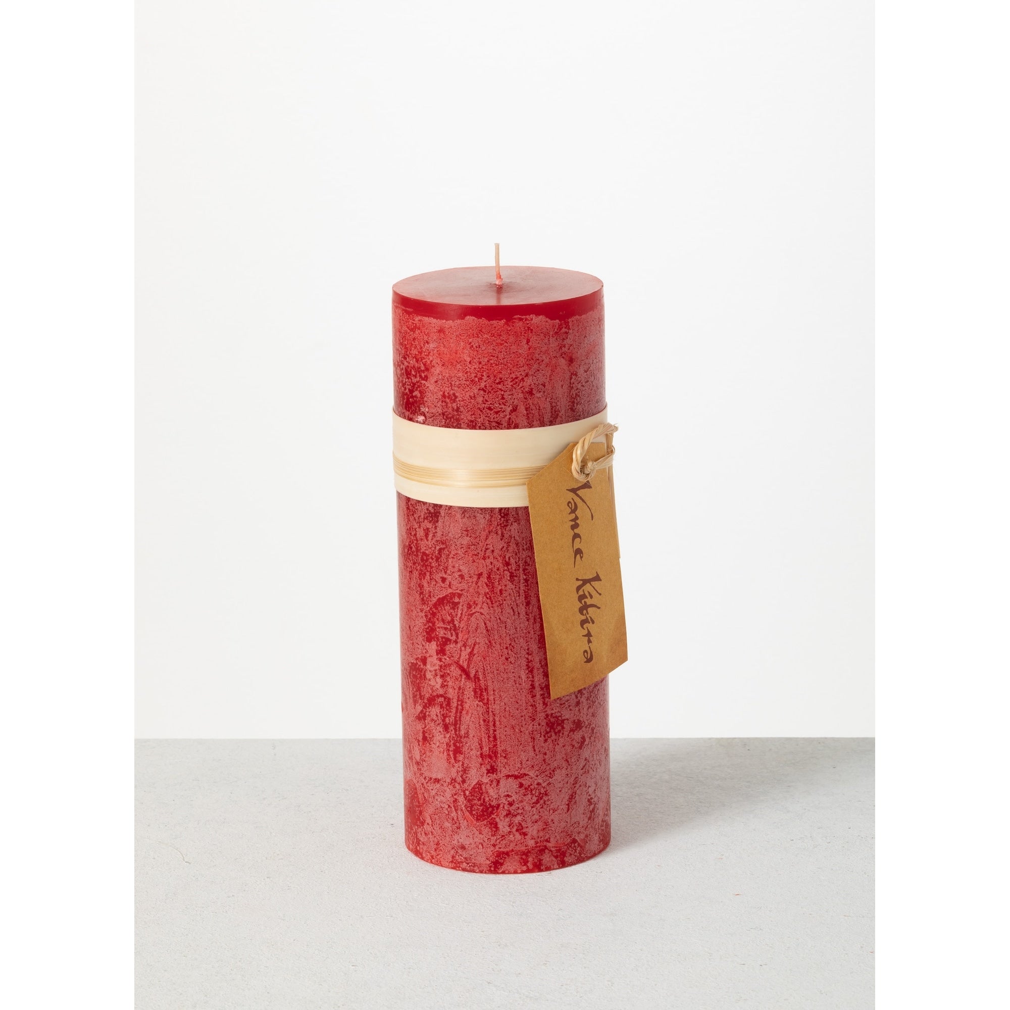 9 Vance Kitira Timber Pillar Candle