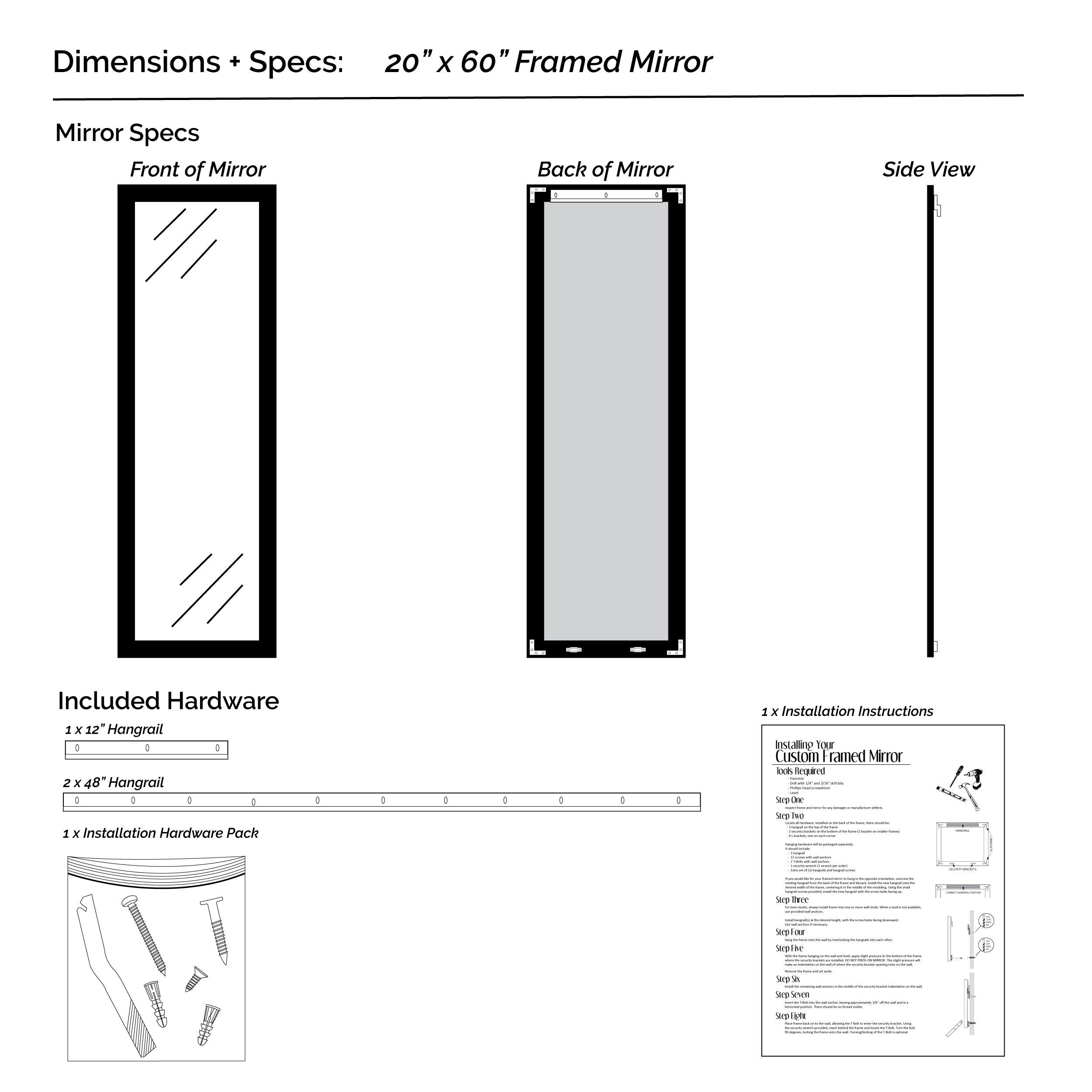 Morgan White Framed Wall Mirror