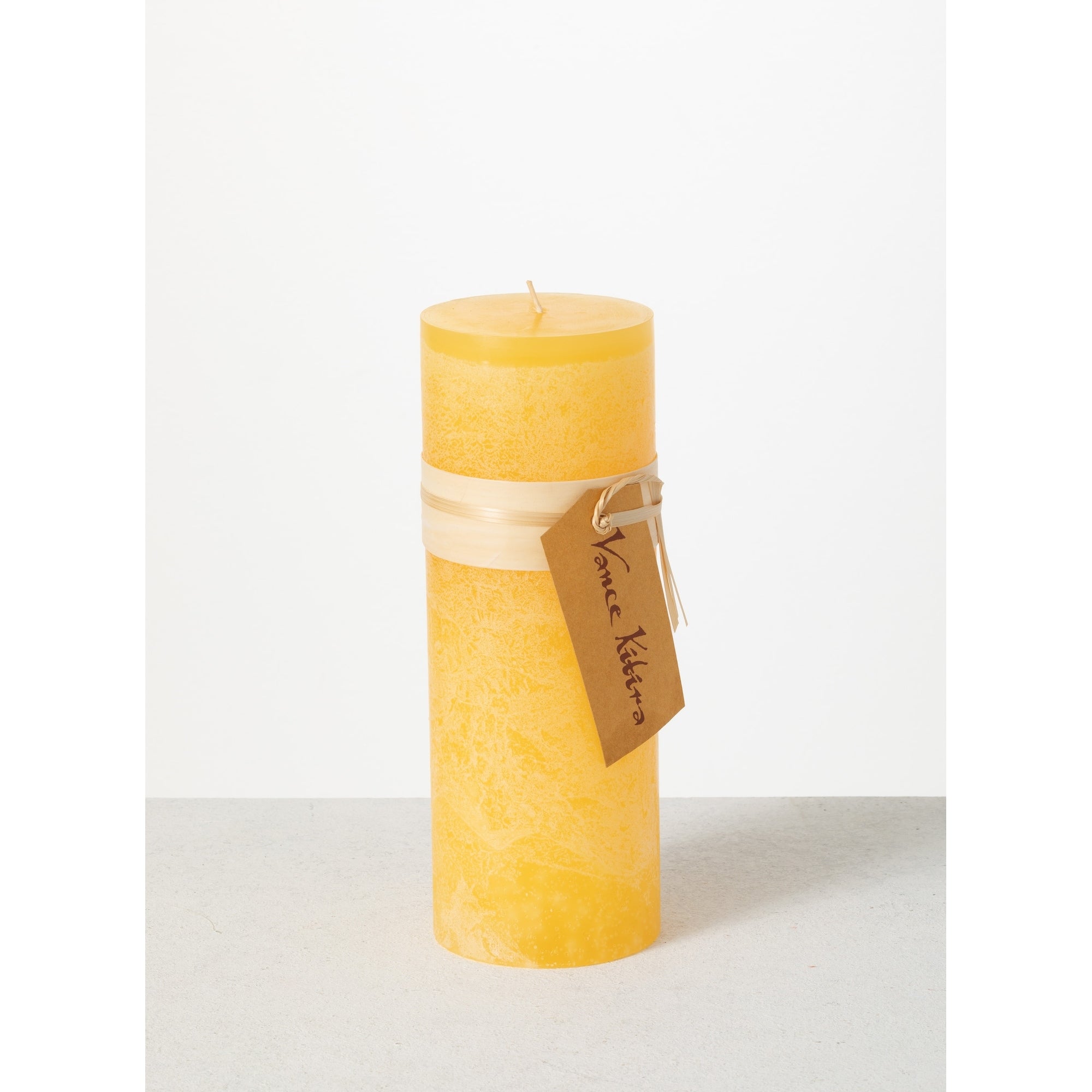 9 Vance Kitira Timber Pillar Candle