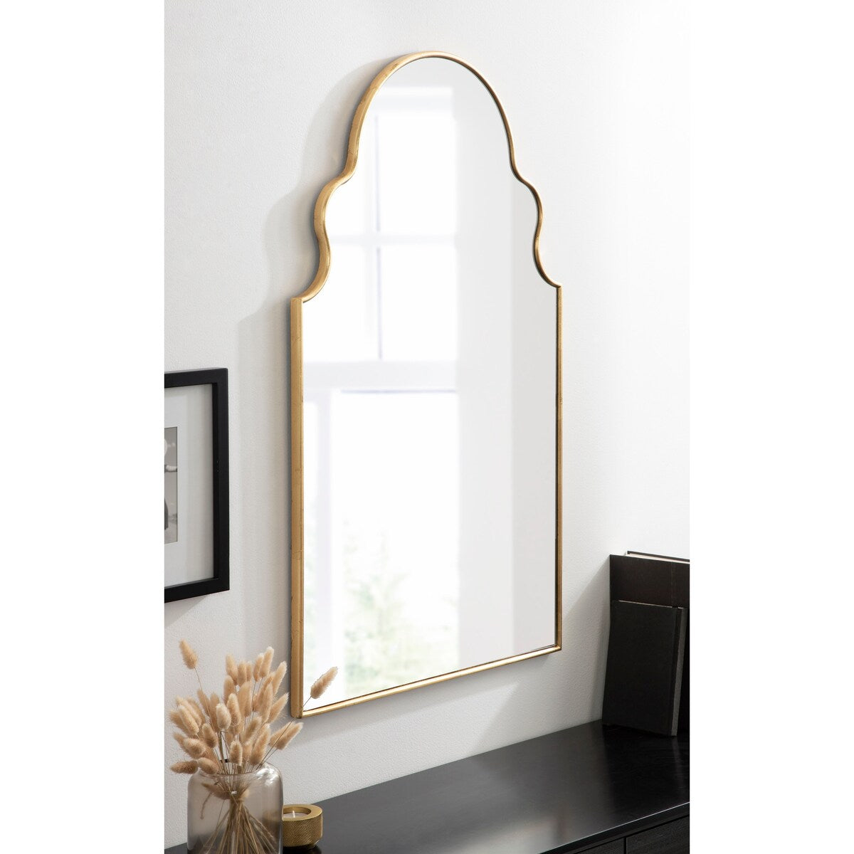 Kate and Laurel Vania Moroccan Arch Wall Mirror