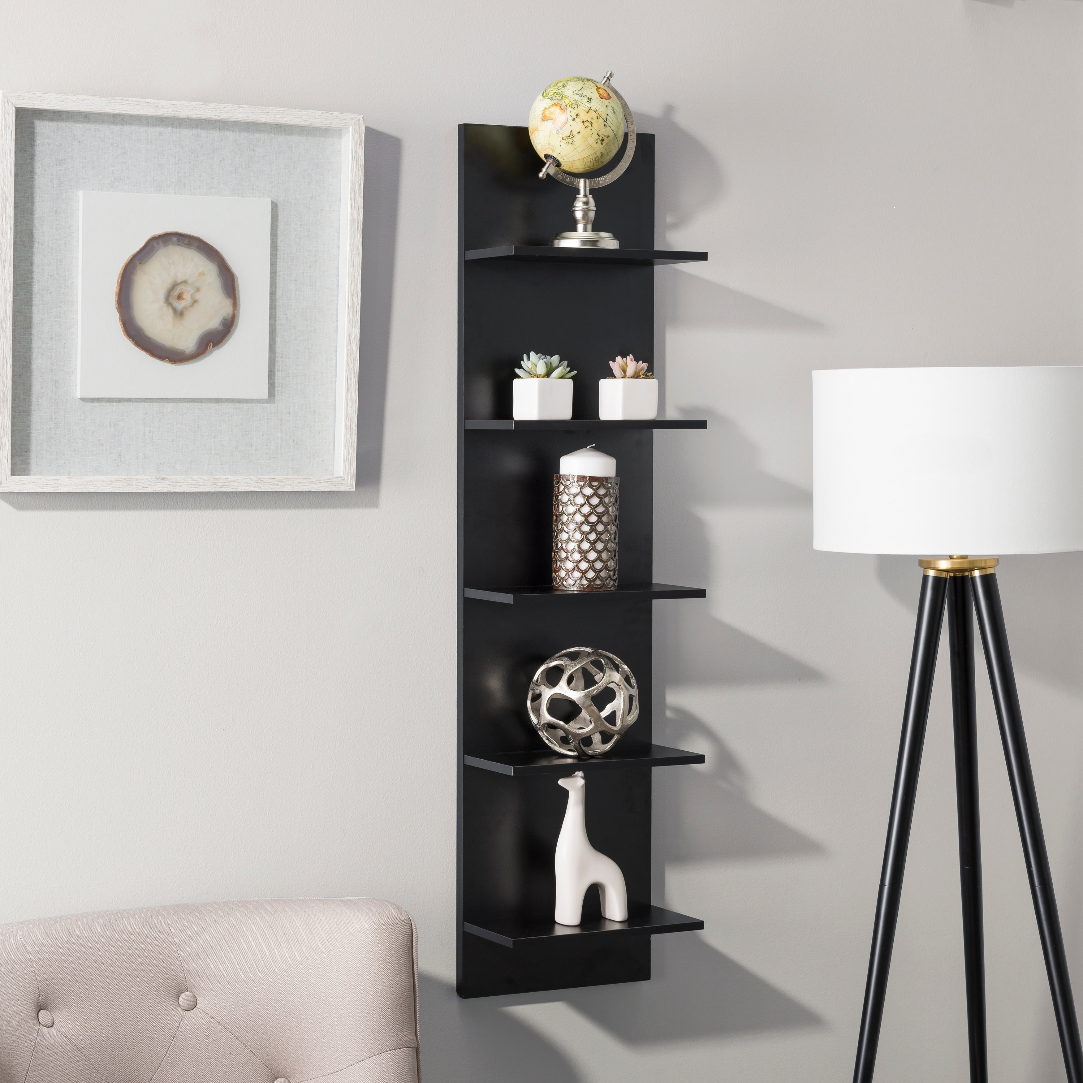 Danya B. Wide Column Wall Shelf