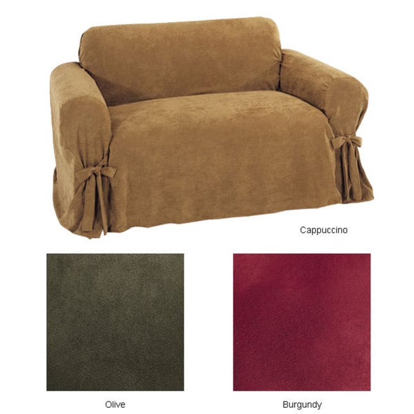 Classic Slipcovers Ultimate Suede Loveseat Slipcover