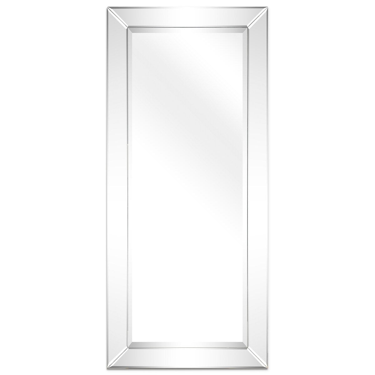 Beveled Rectangular Clear HD Wall Mounted Mirror for Bathroom, Bedroom, 3 sizes