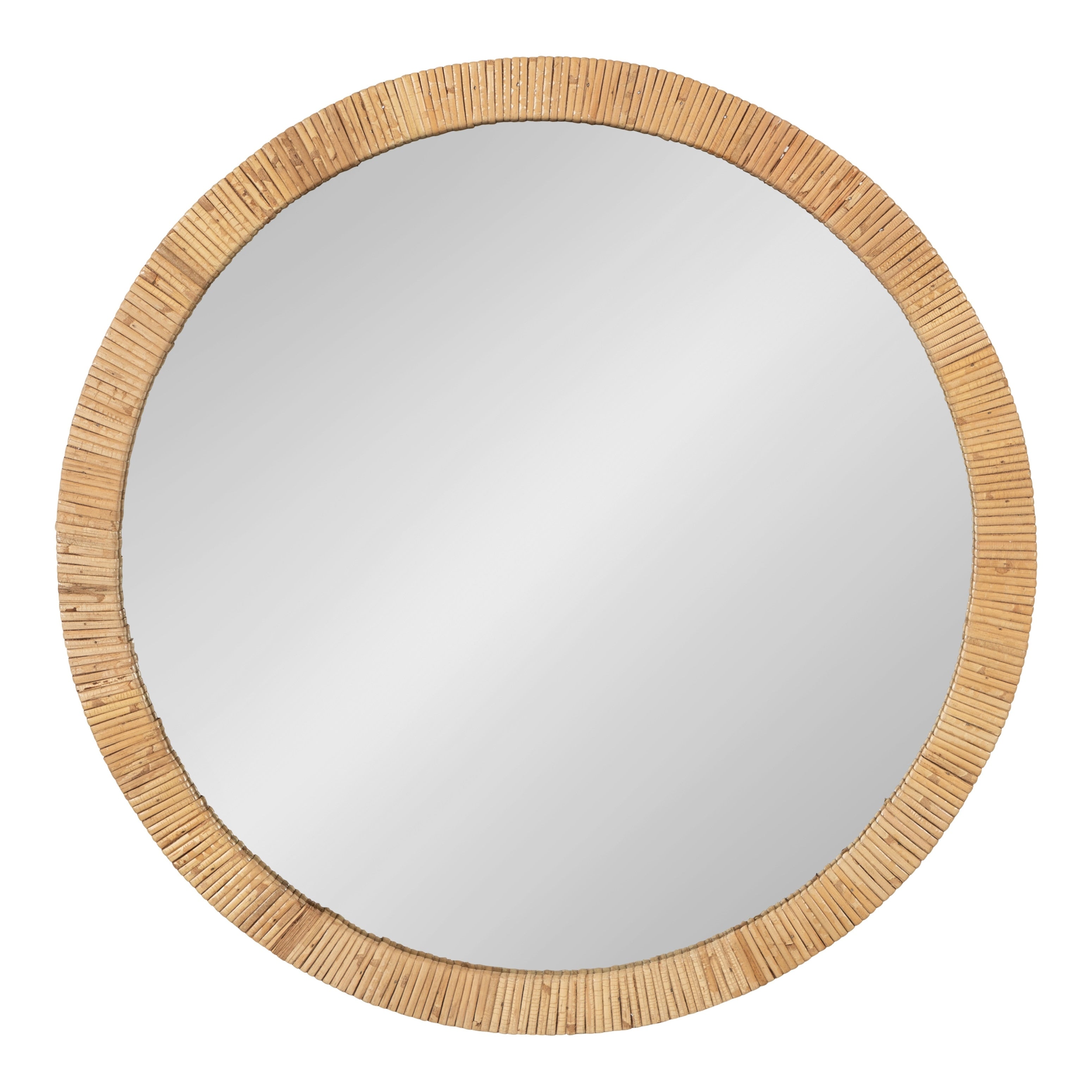 Kate and Laurel Rahfy Framed Wall Mirror - 28 Diameter