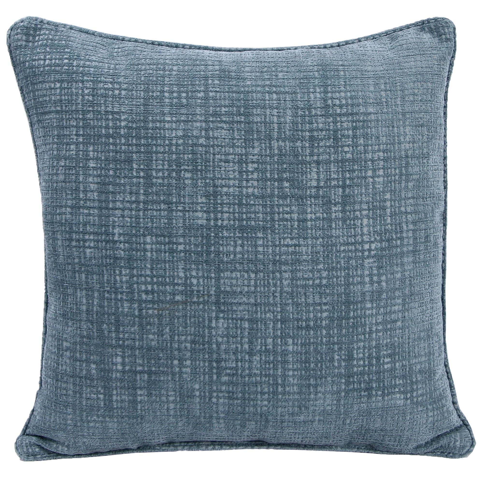 18 x 18 Hatched Solid Indoor Throw Pillow with Welt