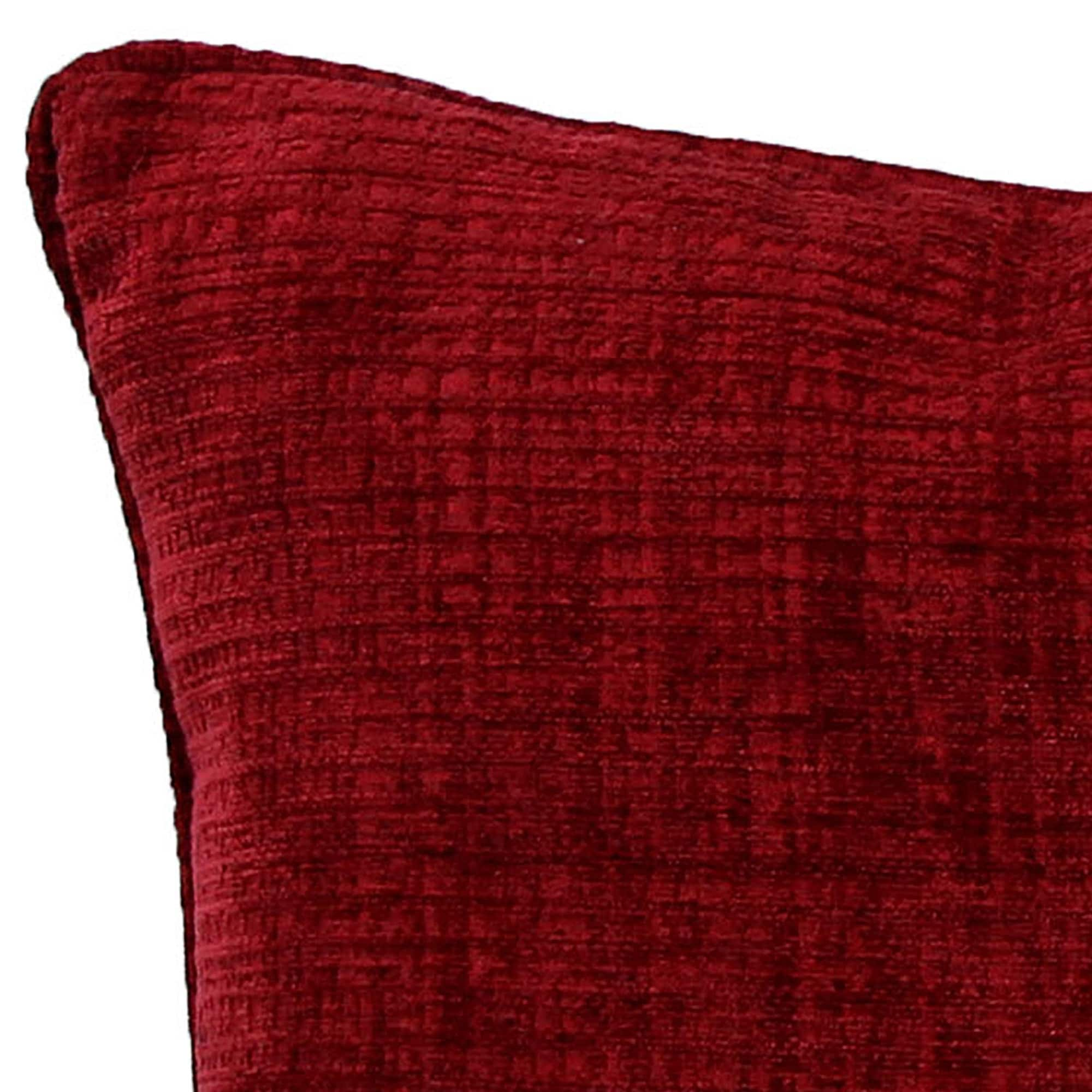 18 x 18 Hatched Solid Indoor Throw Pillow with Welt