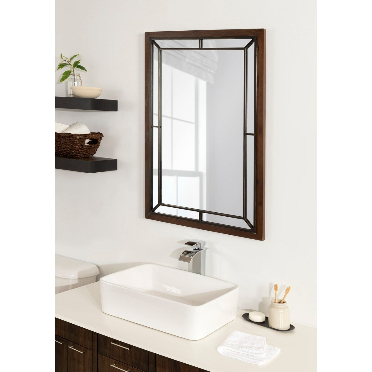 Kate and Laurel Audubon Framed Wall Mirror