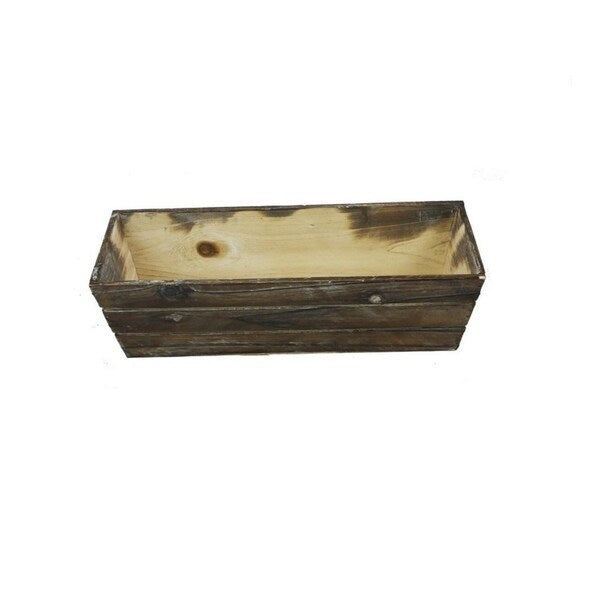 14 Wood triple rectanglewood planter ABN5E101-NTRL