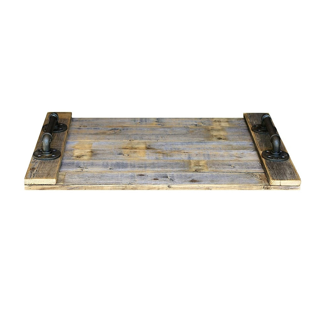 Farmhouse Noodle Board Rustic Wood Stove Top Cover with Handles