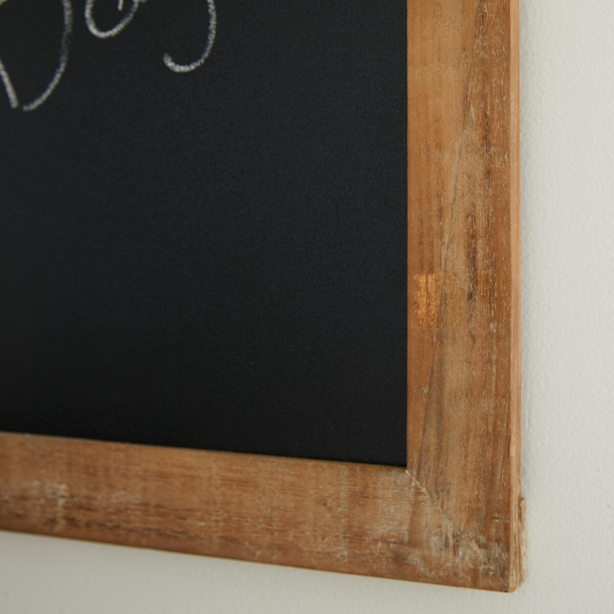 Wood Sign Home Wall Decor with Chalkboard - Brown - Roche River Decor