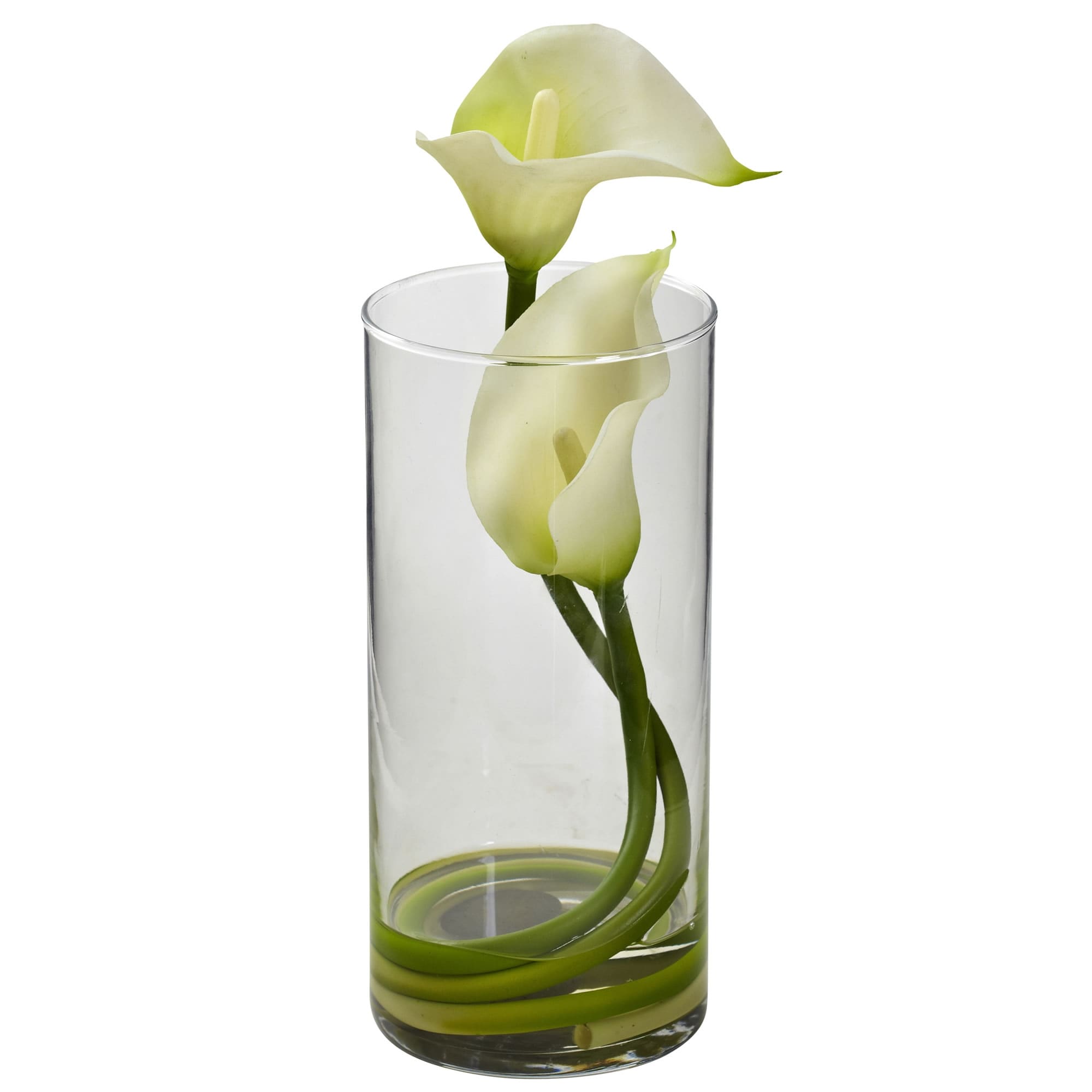 Double Calla Lily w/Cylinder (Set of 2) - 10.5