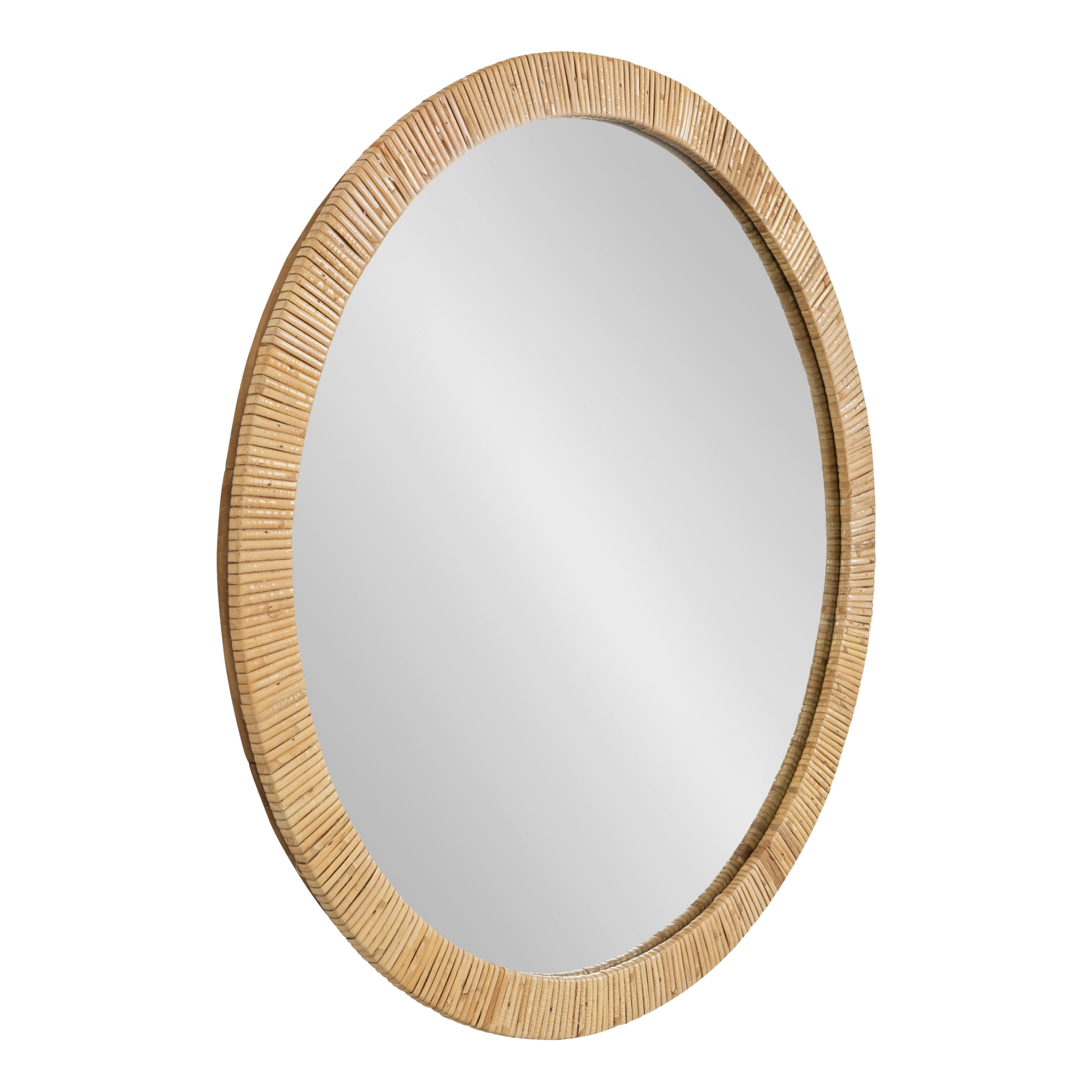 Kate and Laurel Rahfy Framed Wall Mirror - 28 Diameter