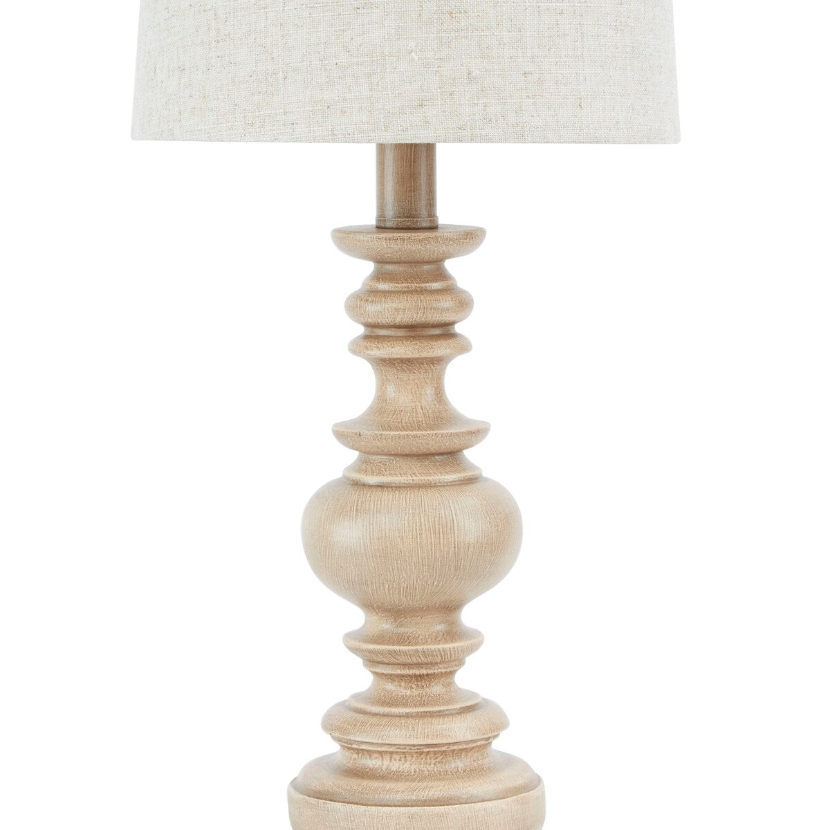 Mainstays Washed Wood Table Lamp, Brown