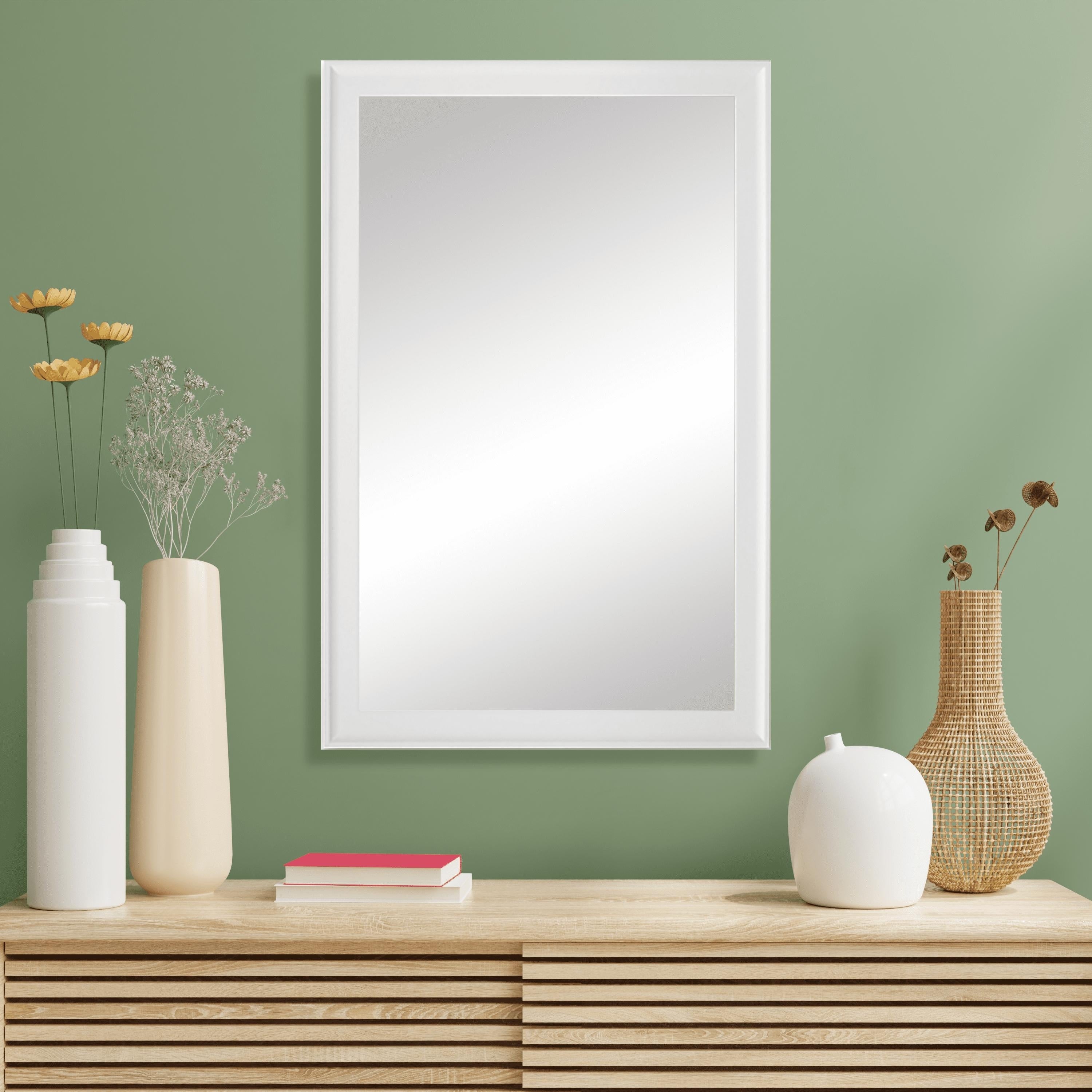 Morgan White Framed Wall Mirror