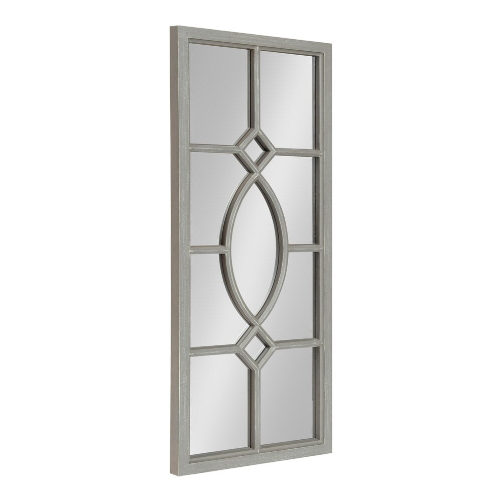 Kate and Laurel Cassat Window Wall Accent Mirror - 13x30