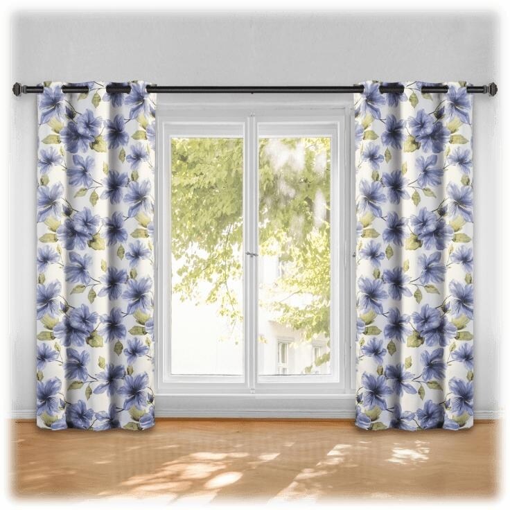 J&V Textiles Margaret Joseph Floral Grommet Blackout Curtain Panels (Set of 2)