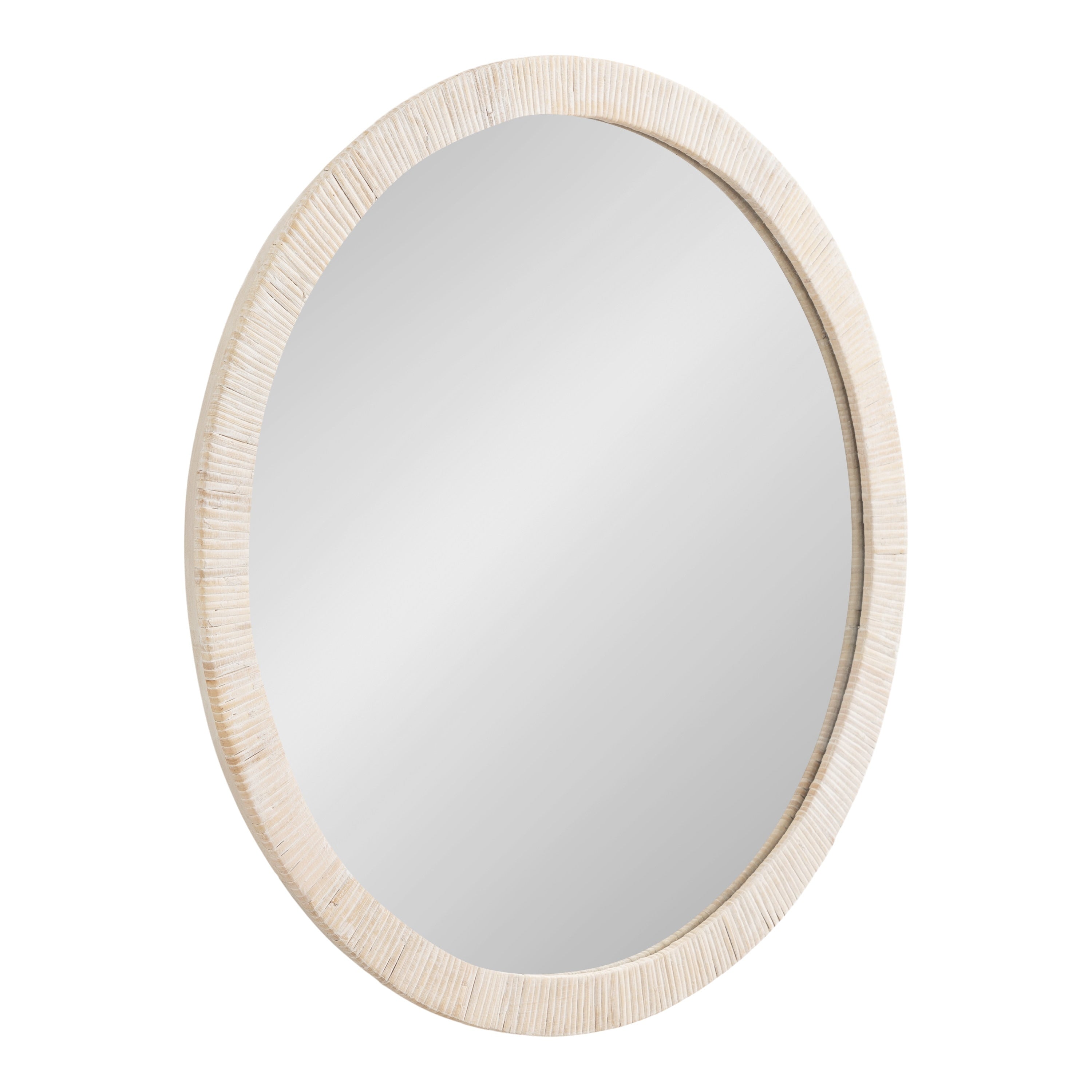 Kate and Laurel Rahfy Framed Wall Mirror - 28 Diameter