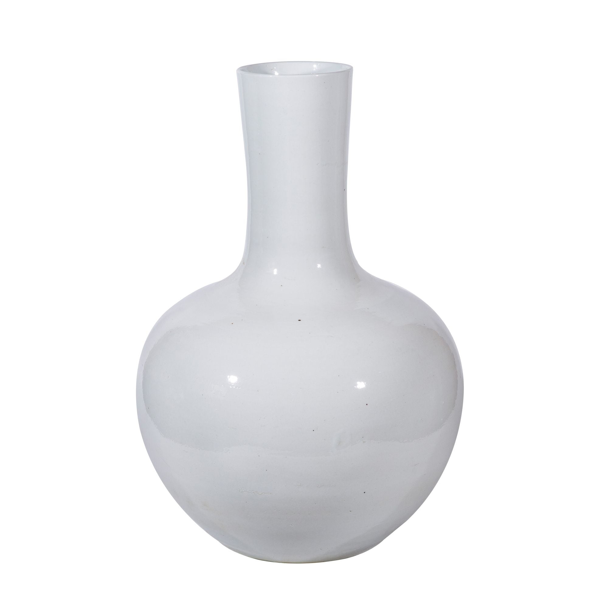 Busan White Globular Vase XL