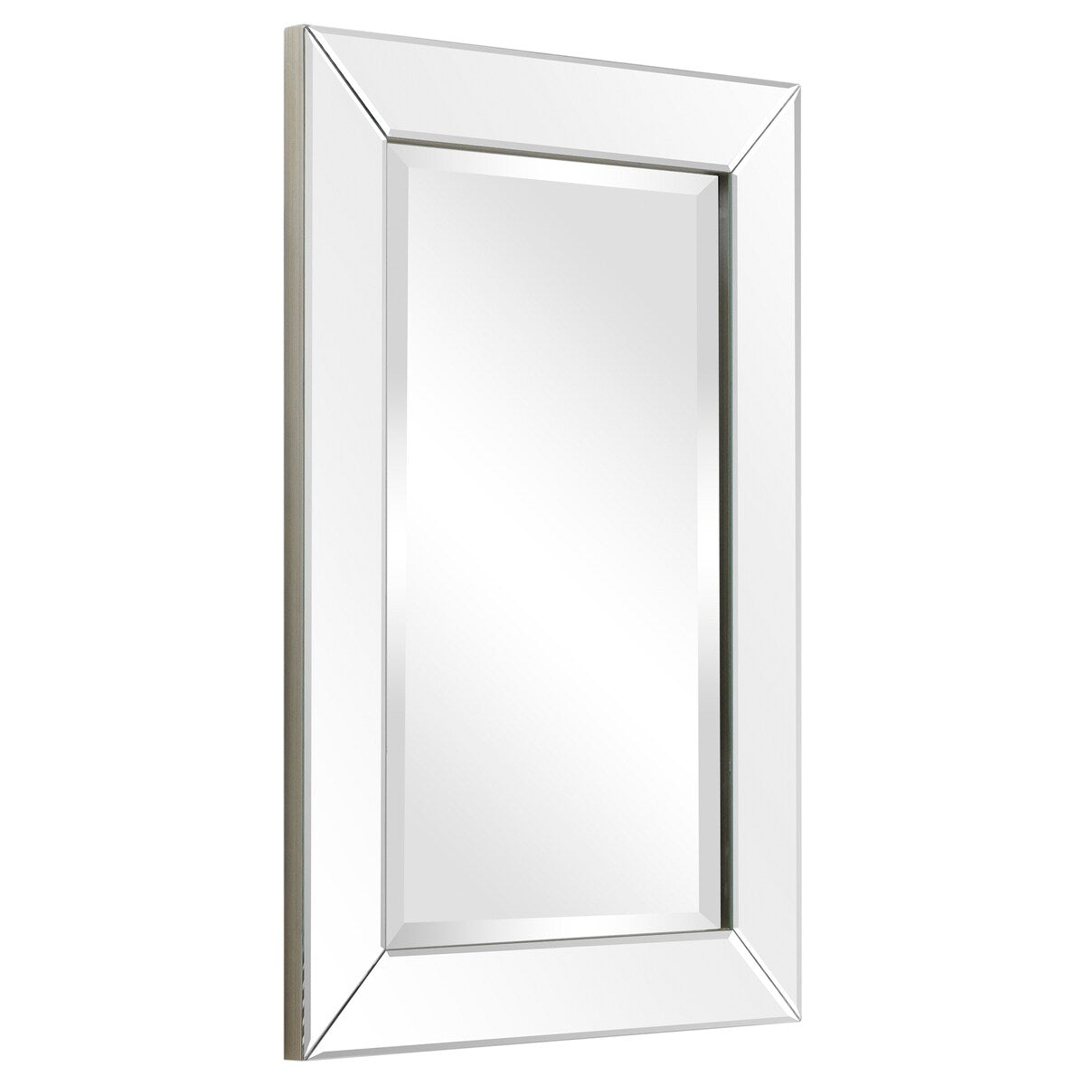 Beveled Rectangular Clear HD Wall Mounted Mirror for Bathroom, Bedroom, 3 sizes