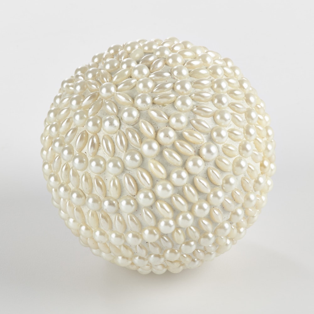 Beaded Sphere Decorative Accent - Set of 4