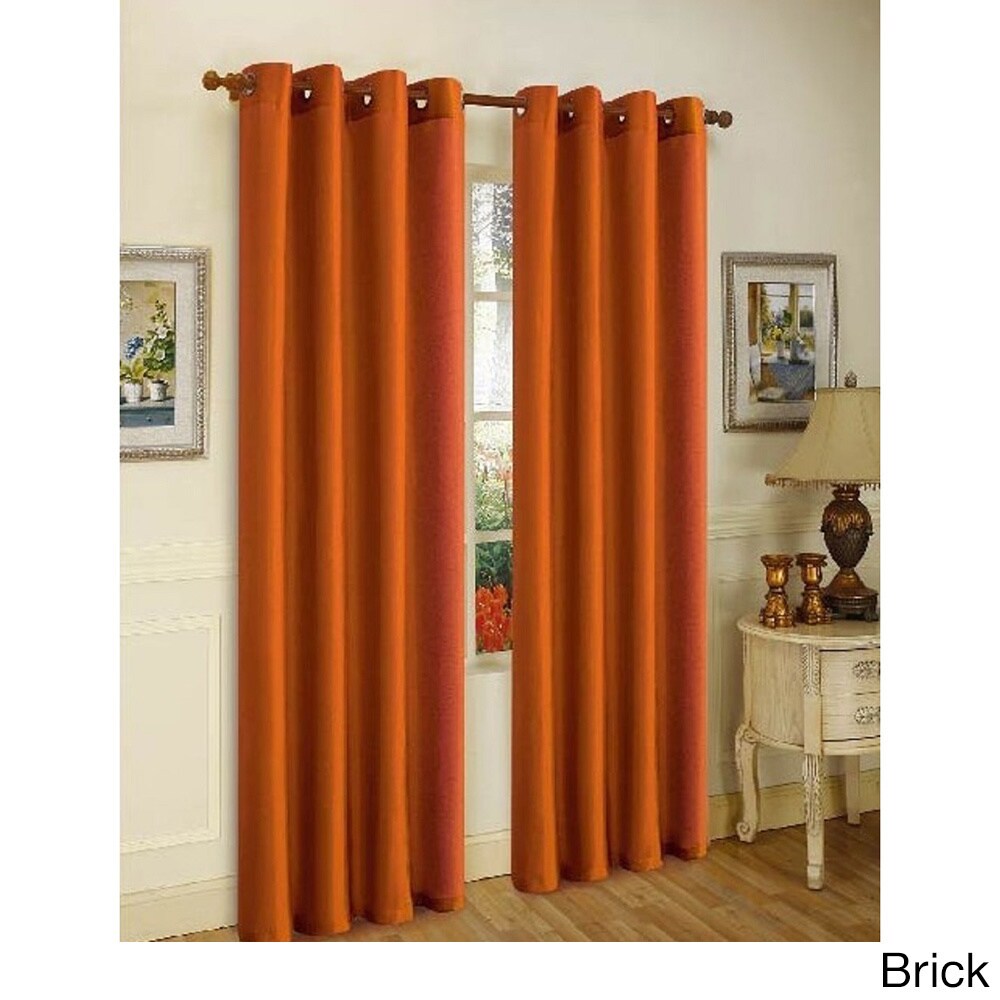 Grommet Top Window Curtain Panel Pair - 55 x 84