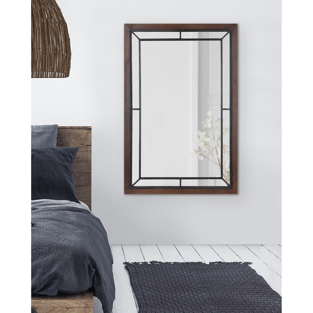 Kate and Laurel Audubon Framed Wall Mirror