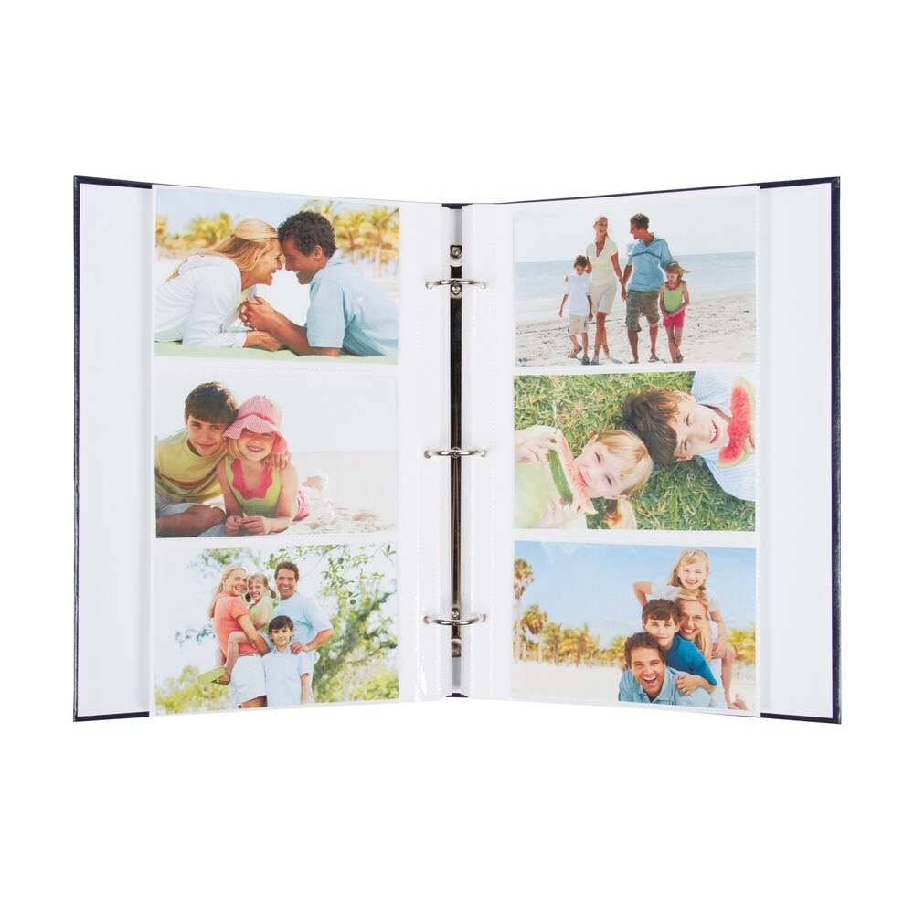 DesignOvation Traditional Photo Albums, Holds 300 4x6 Photos, Set of 4