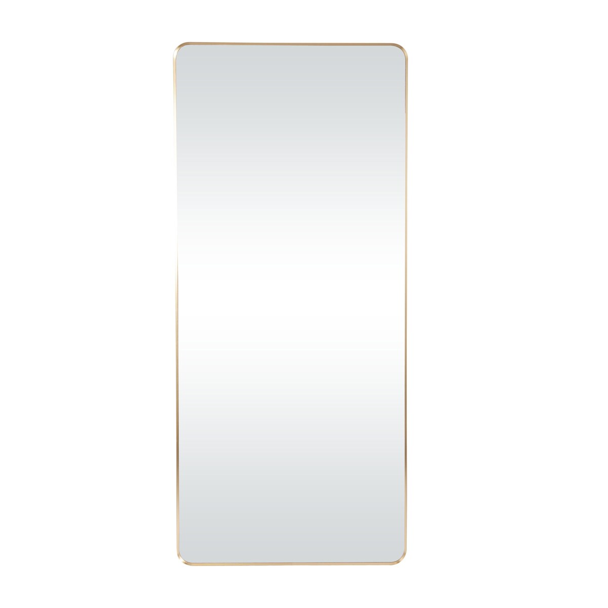 Metal Room Wall Mirror with Thin Frame - Gold - CosmoLiving by Cosmopolitan