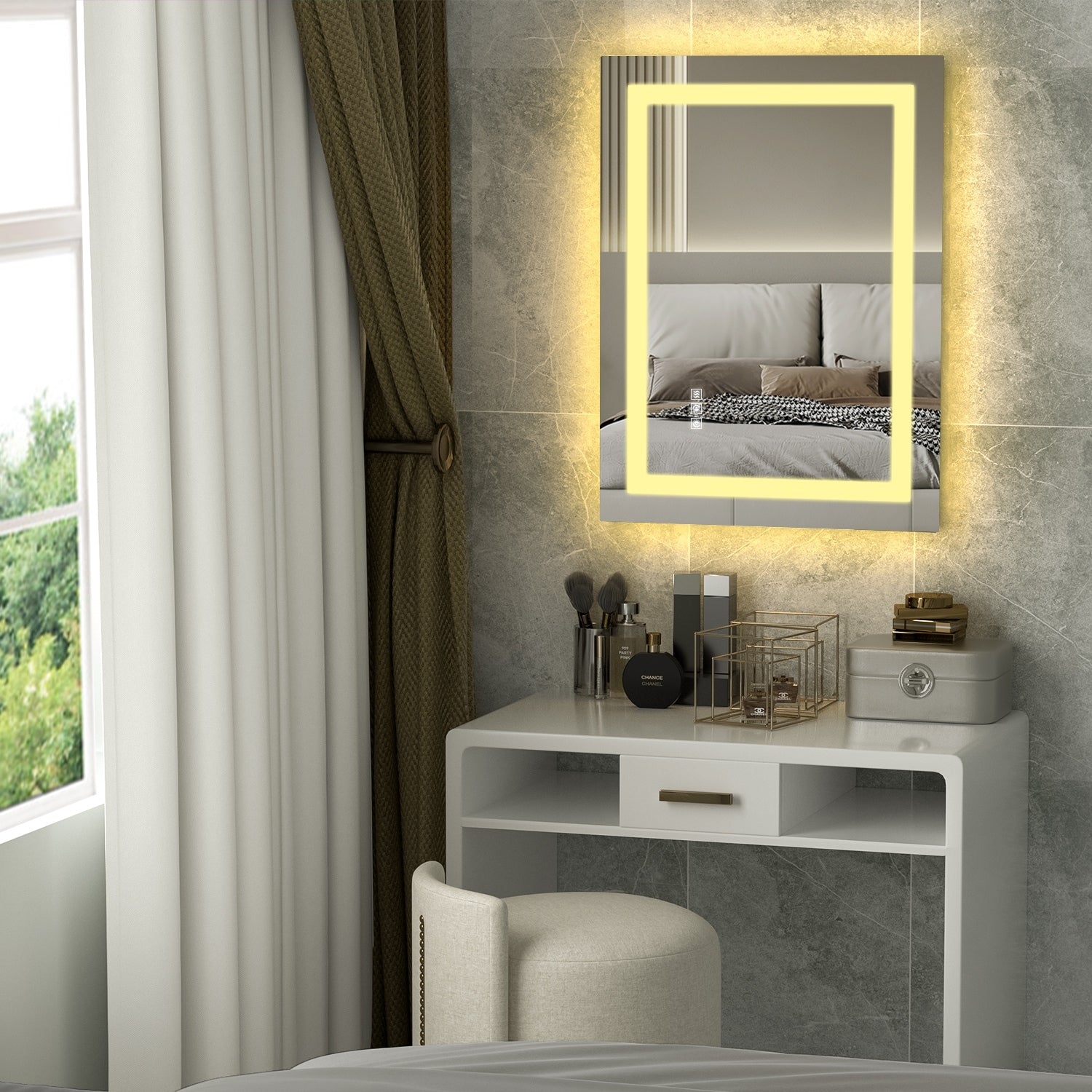 LED Mirror Backlit Front Lighted Bathroom Vanity Mirror