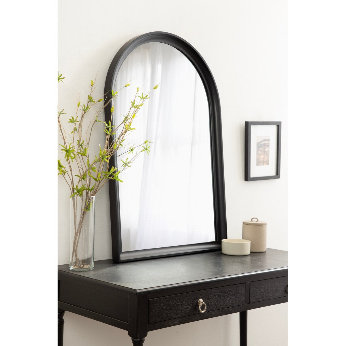 Kate and Laurel Hatherleigh Arch Wood Wall Mirror