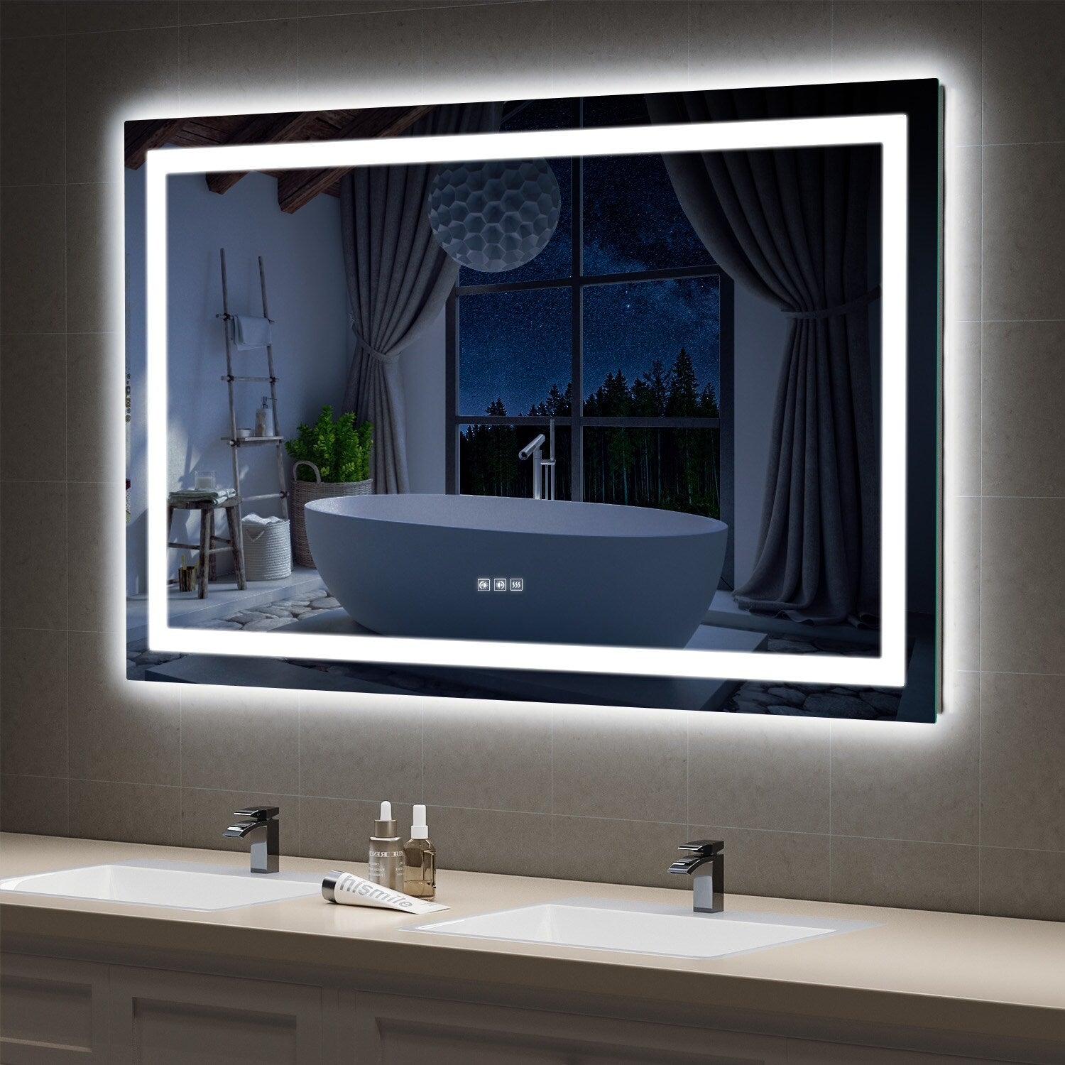 LED Mirror Backlit Front Lighted Bathroom Vanity Mirror