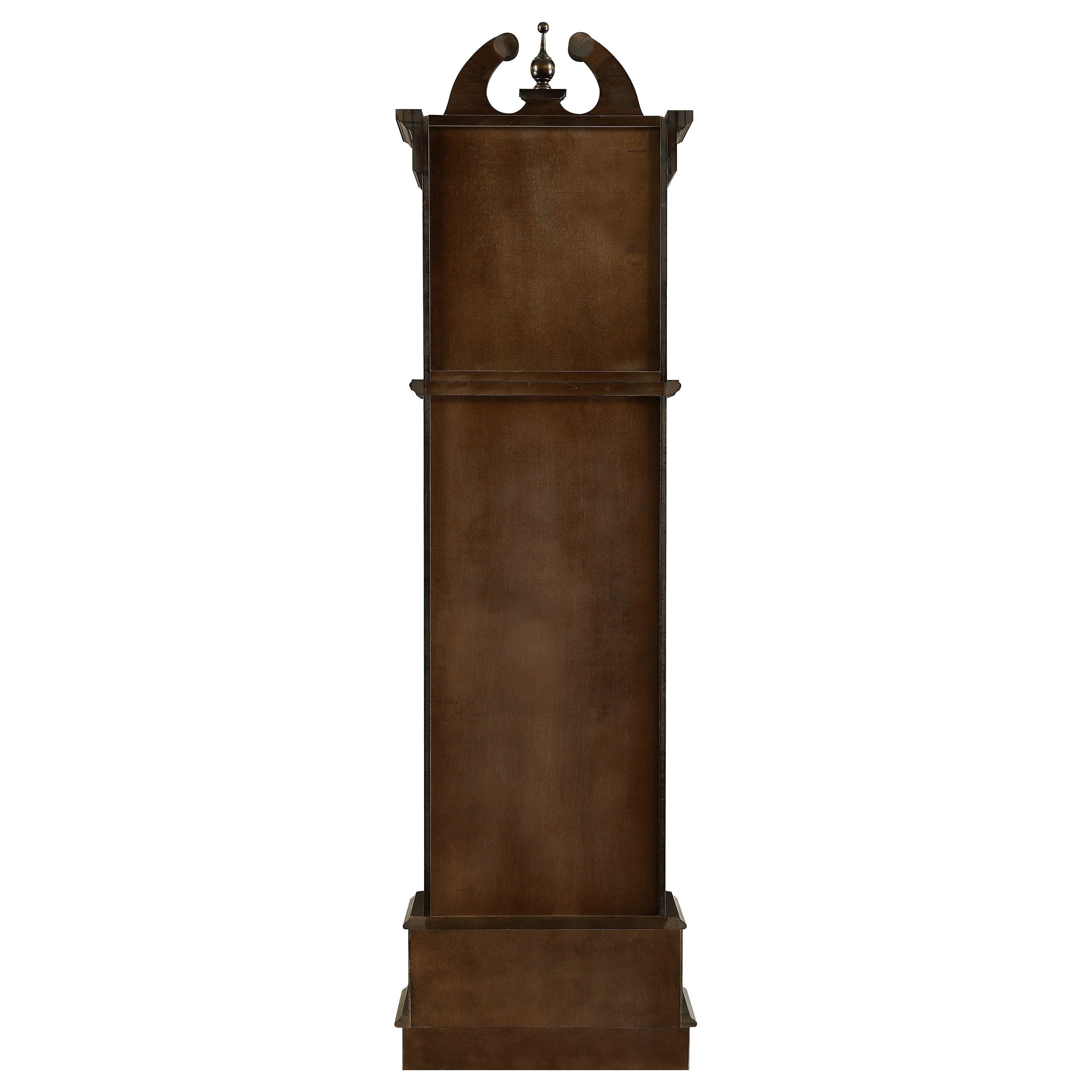 Cedric Golden Brown and Gold Grandfather Clock with Chime