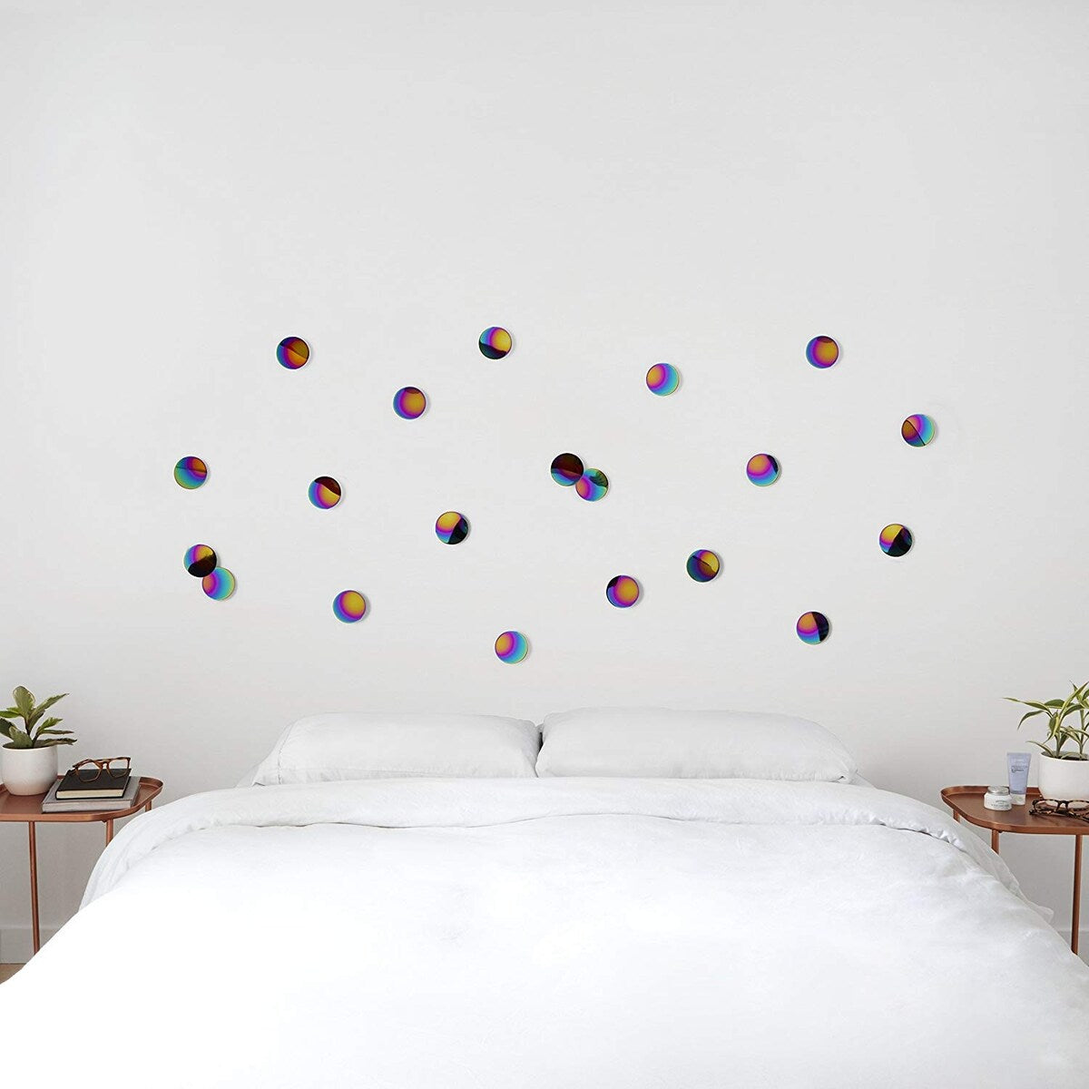 Umbra Confetti Dots Wall Decor Rainbow 10 Pack