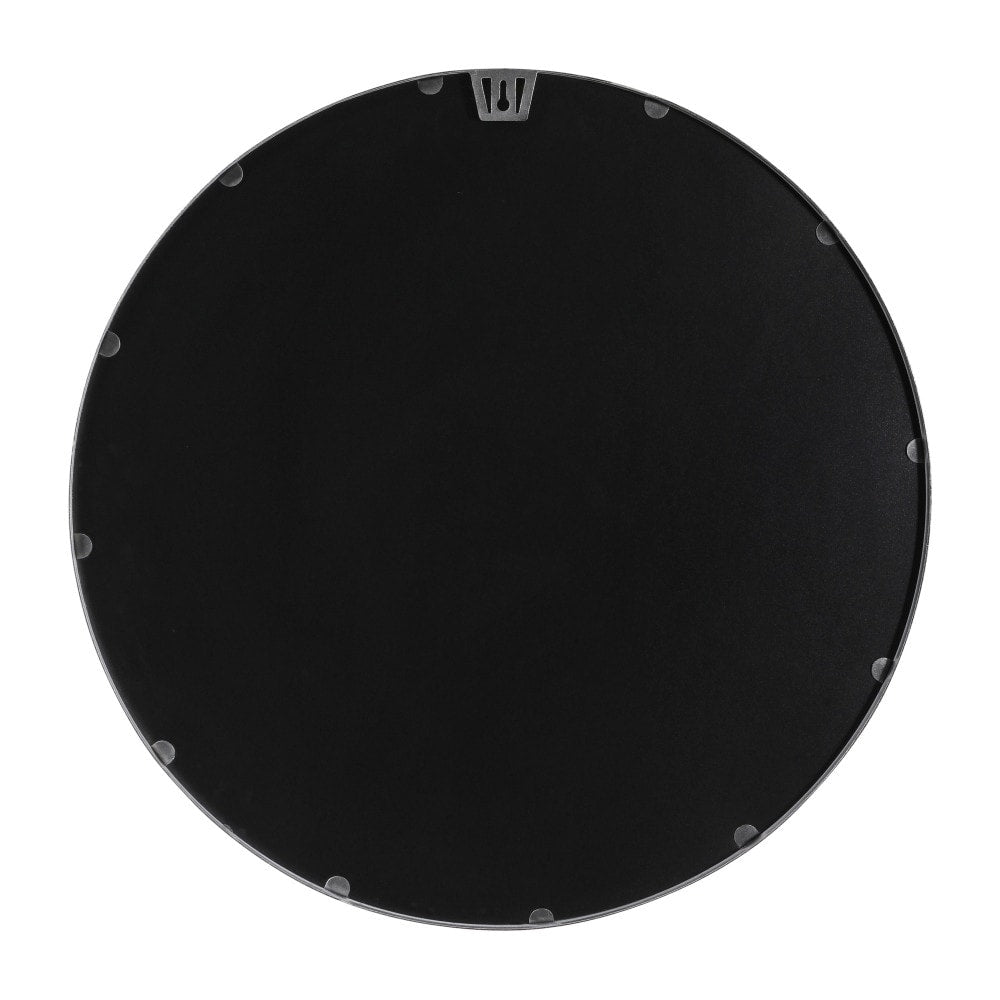 Wall Mount Shatterproof Round Accent Wall Mirror with Metal Frame