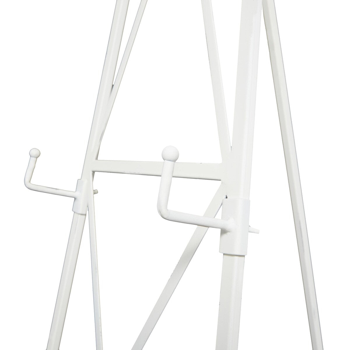 Metal Tall Adjustable 3 or 2 Tier Display Easel with Chain Support - White - Roche River Decor