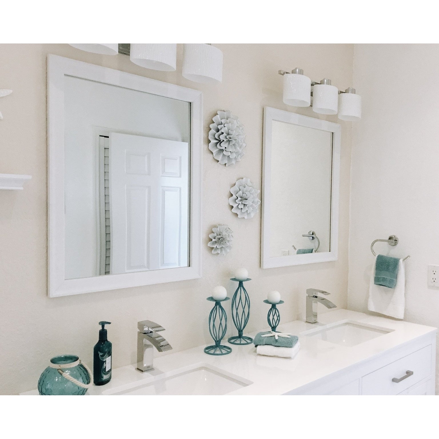 Morgan White Framed Wall Mirror