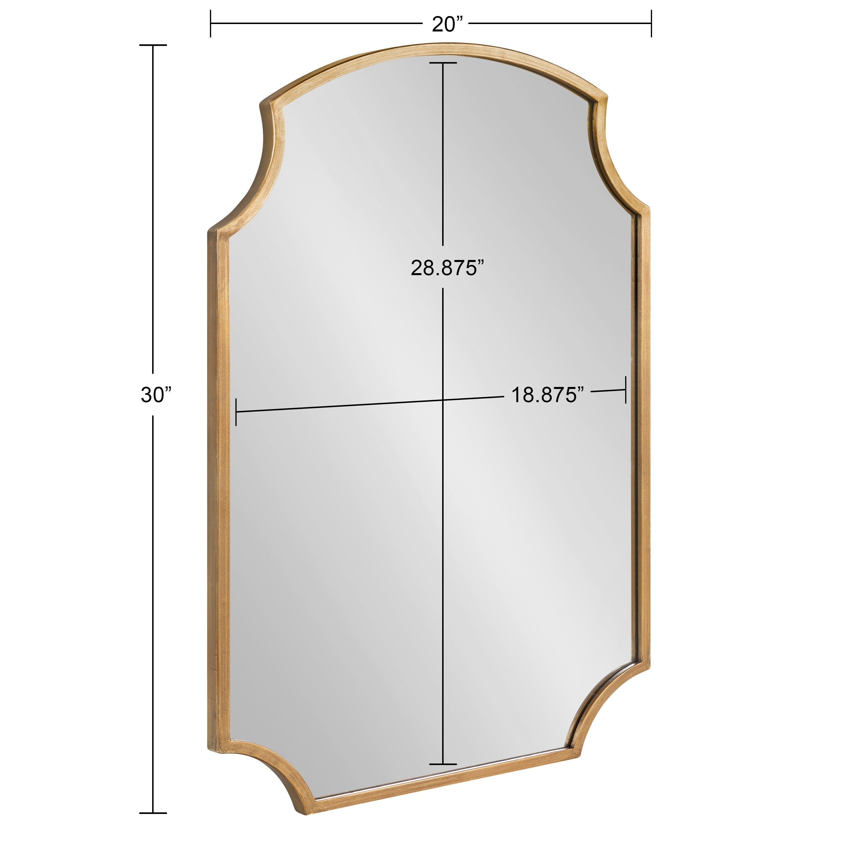 Kate and Laurel Carlow Framed Wall Mirror