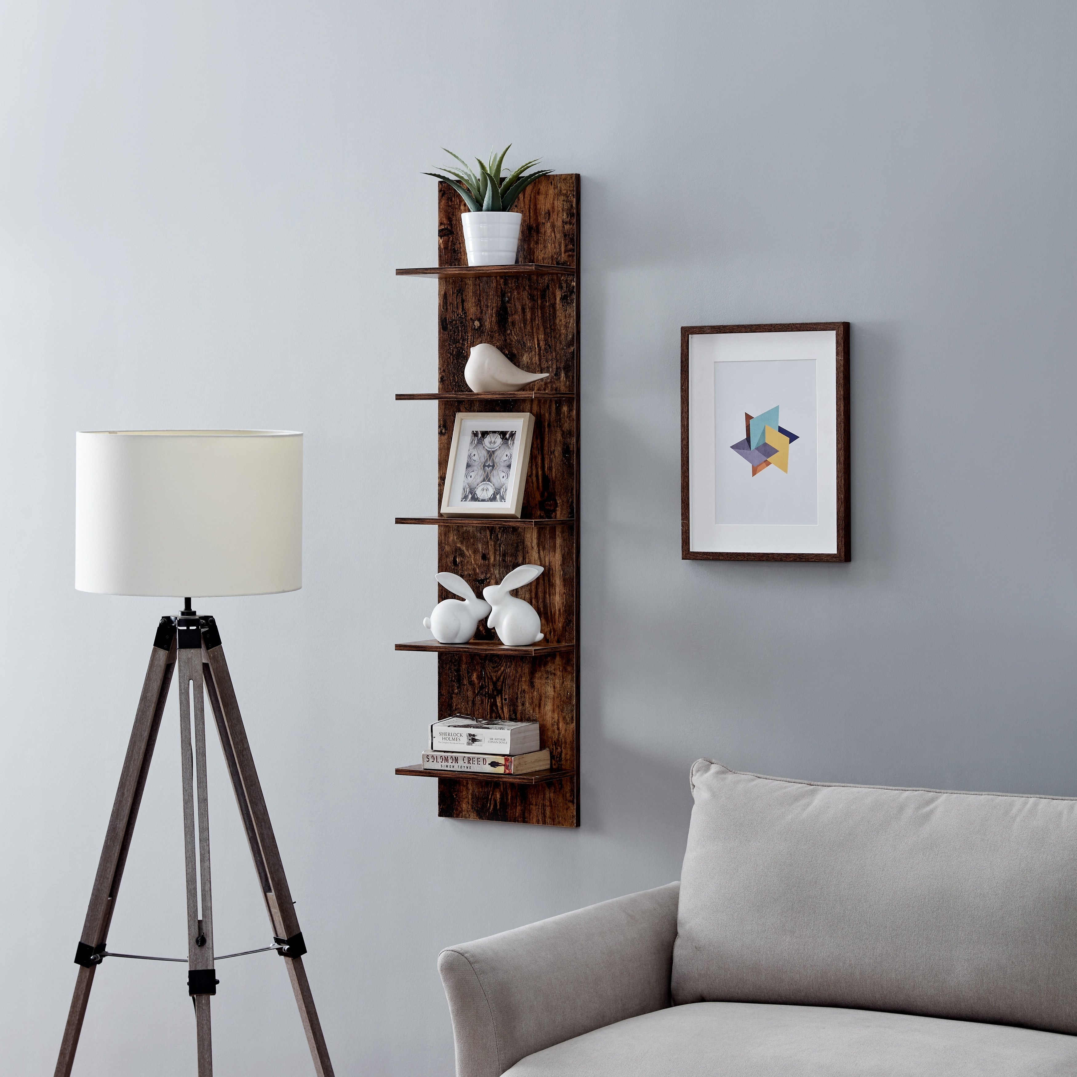 Danya B. Wide Column Wall Shelf