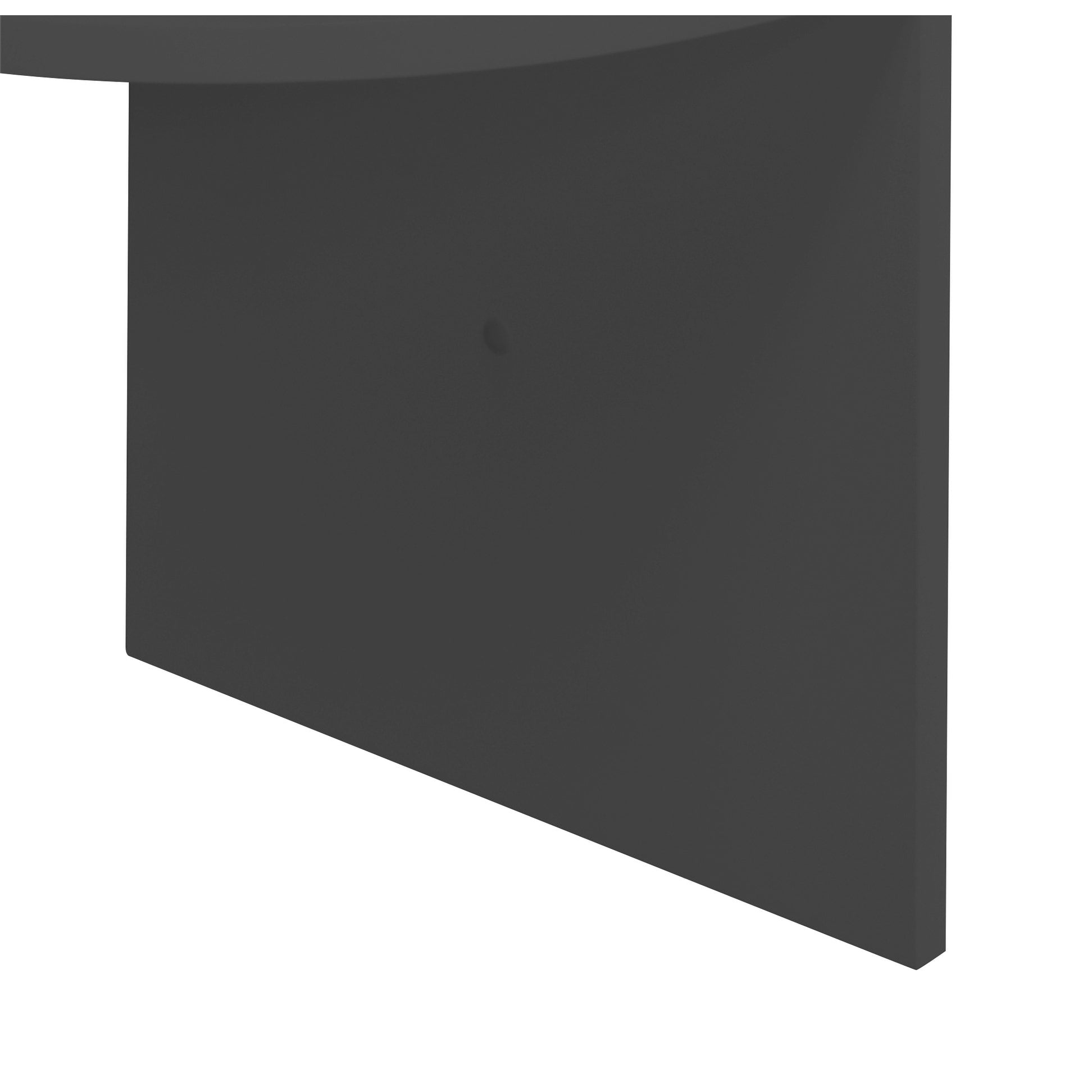 kieragrace KG Provo Corner Shelf - Black - 11.5 x11.5 x 11.5