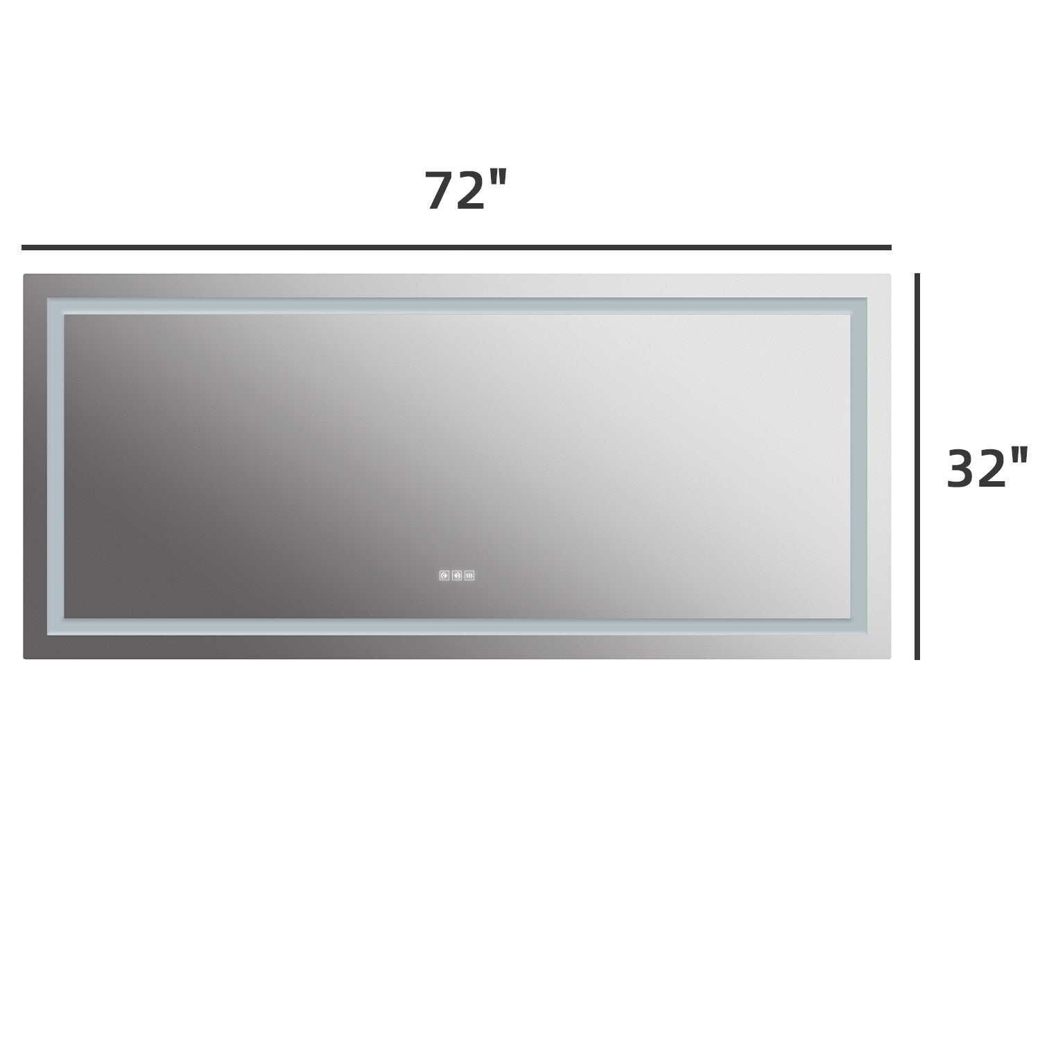 LED Mirror Backlit Front Lighted Bathroom Vanity Mirror