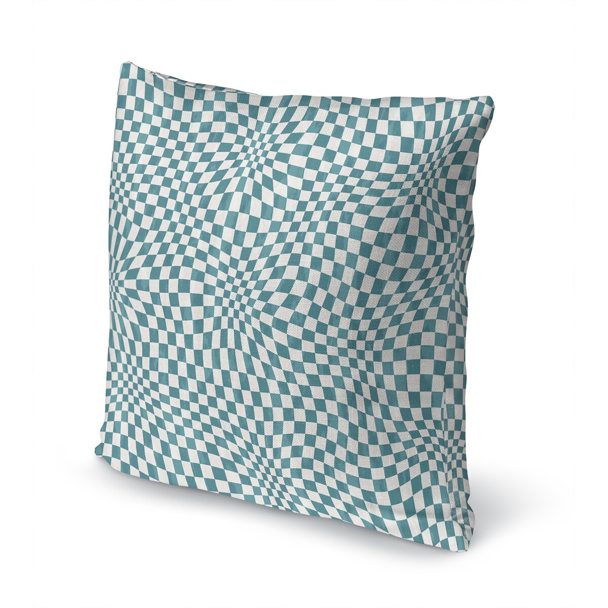 PSYCHEDELIC PUCKER TEAL Accent Pillow by Kavka Designs