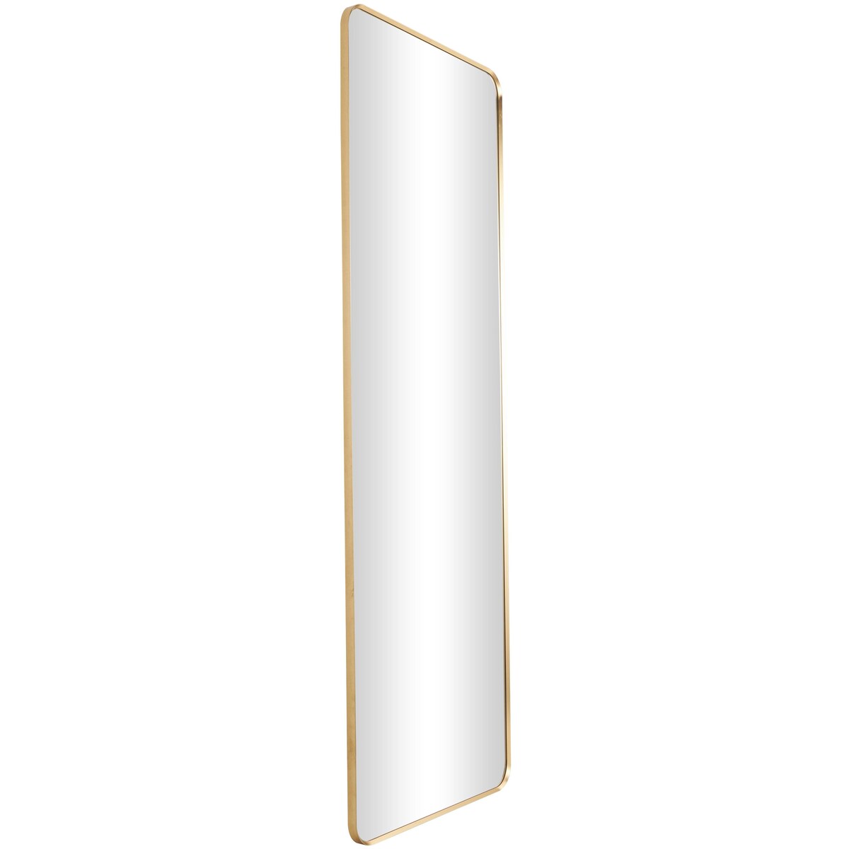 Metal Room Wall Mirror with Thin Frame - Gold - CosmoLiving by Cosmopolitan