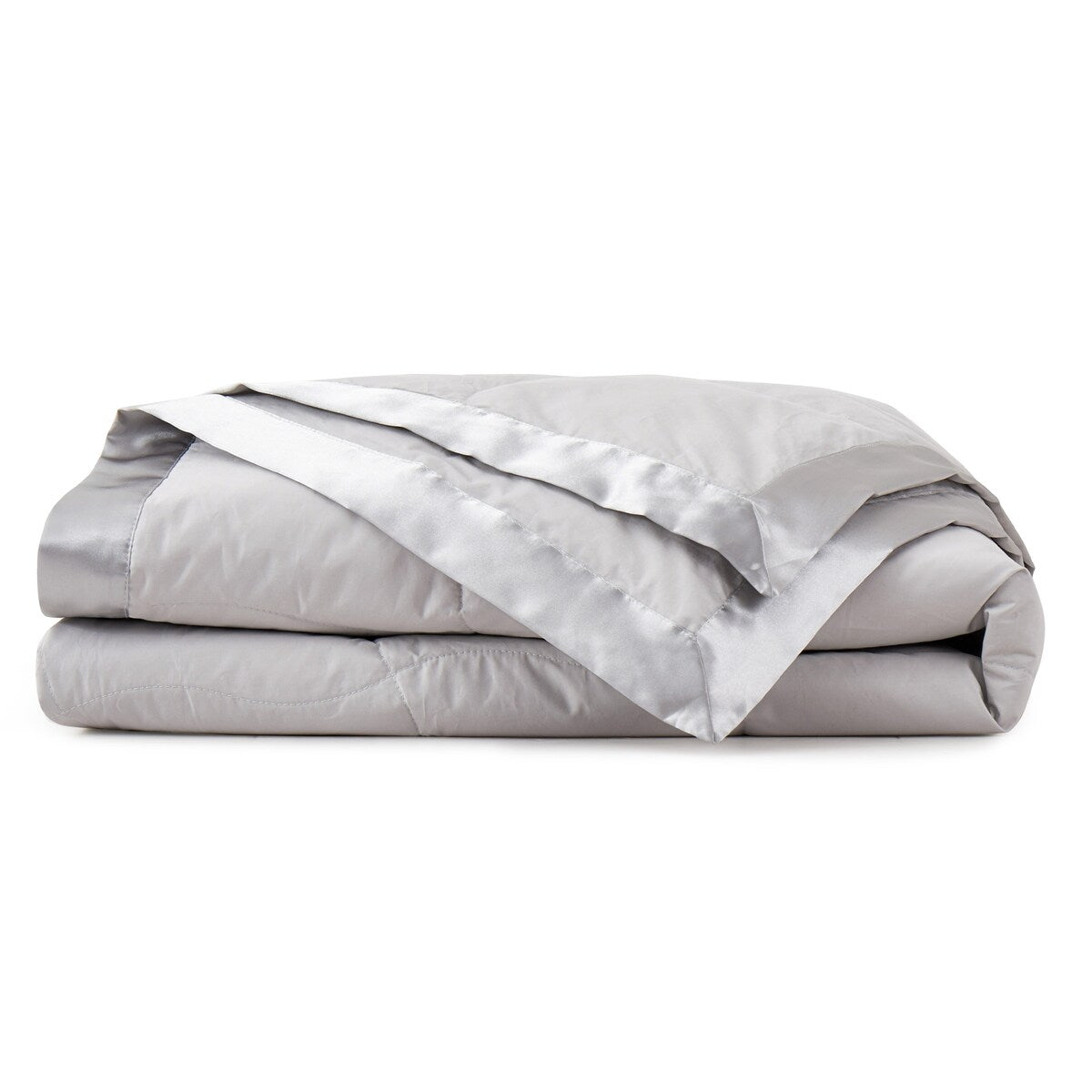 Ultra-Soft Cozy Cotton Down Bed Blanket with Satin Trim