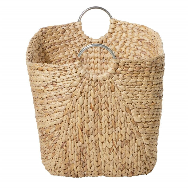 Seagrass Handmade Large Woven Storage Basket - 21D x 17W x 19H