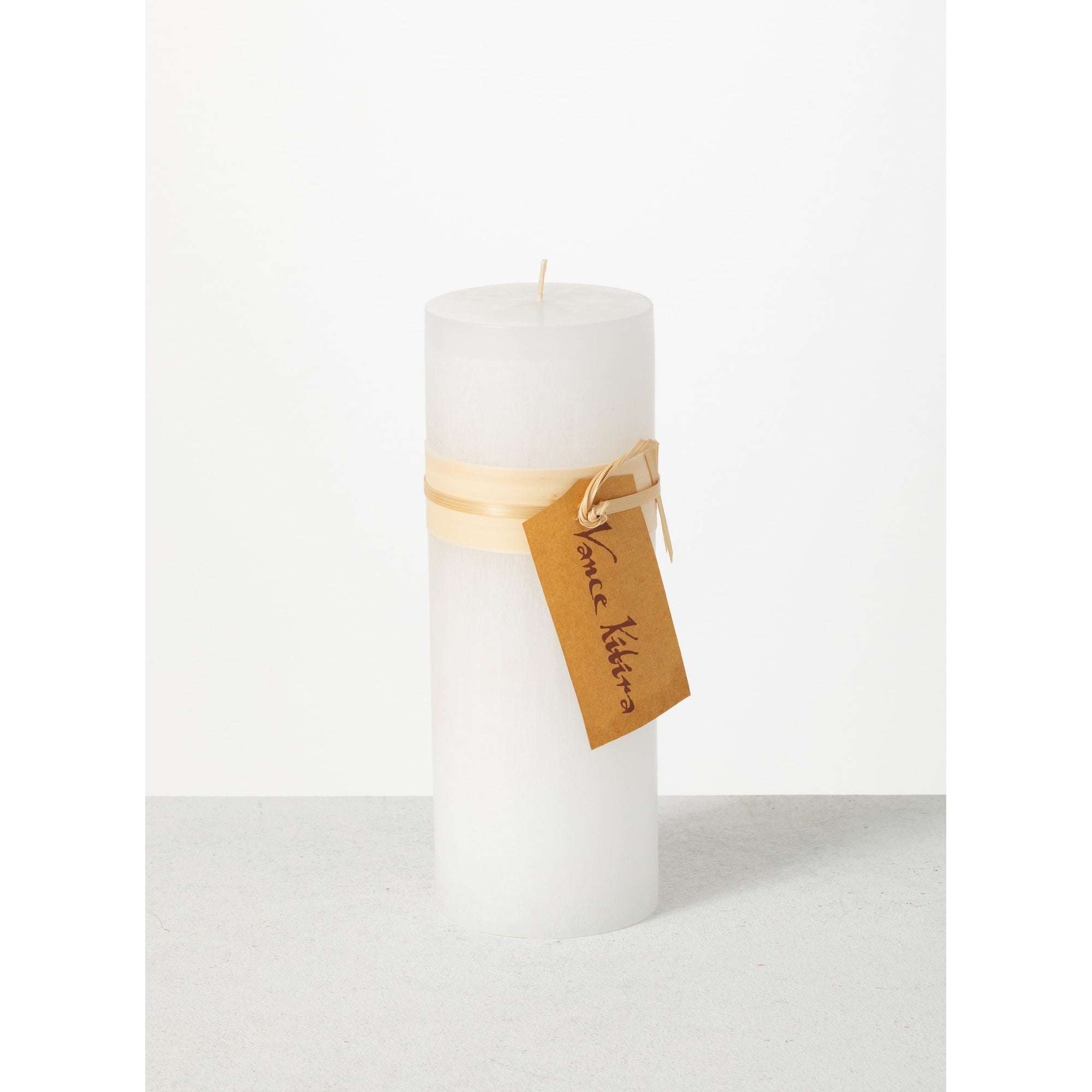 9 Vance Kitira Timber Pillar Candle