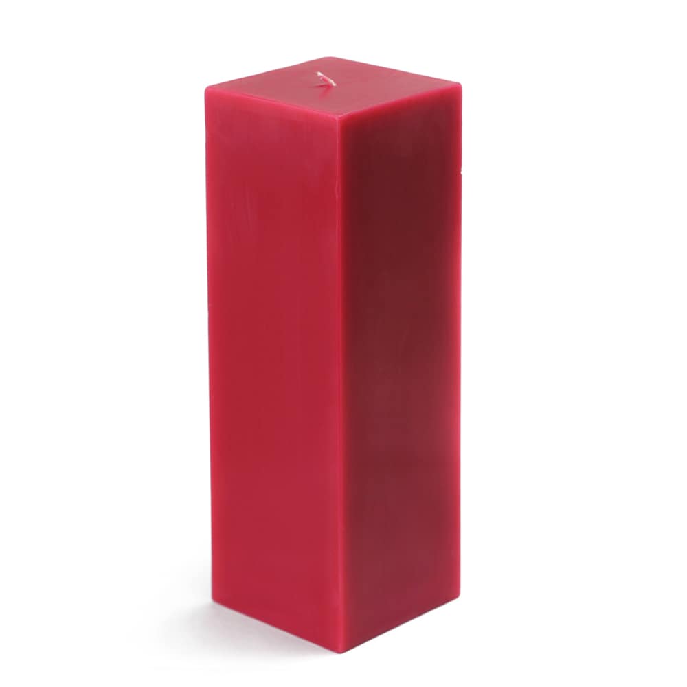 Pillar 3x9-inch Square Candles (Pack of 12)