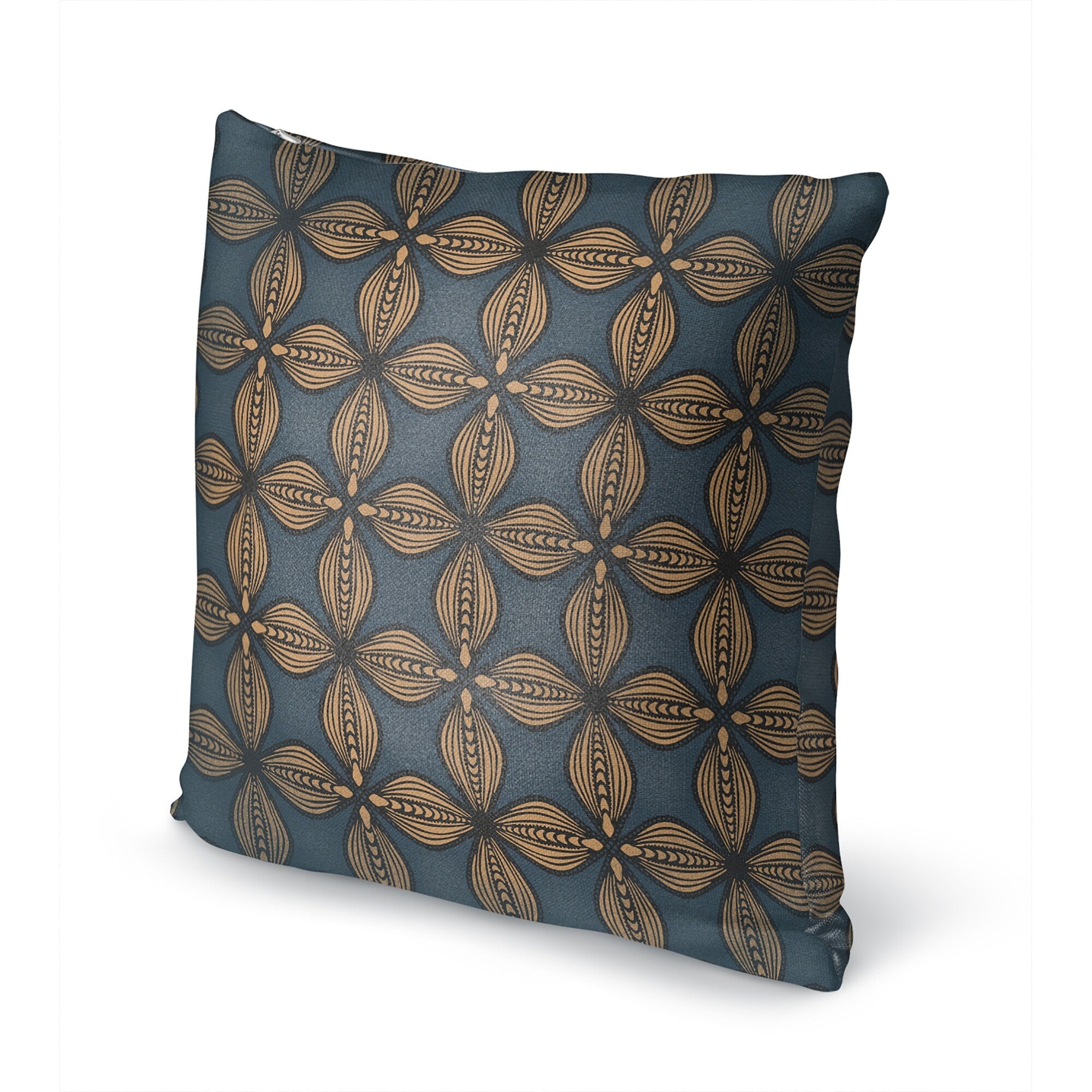 DOGWOOD FLOWER BLUE Accent Pillow By Kavka Designs