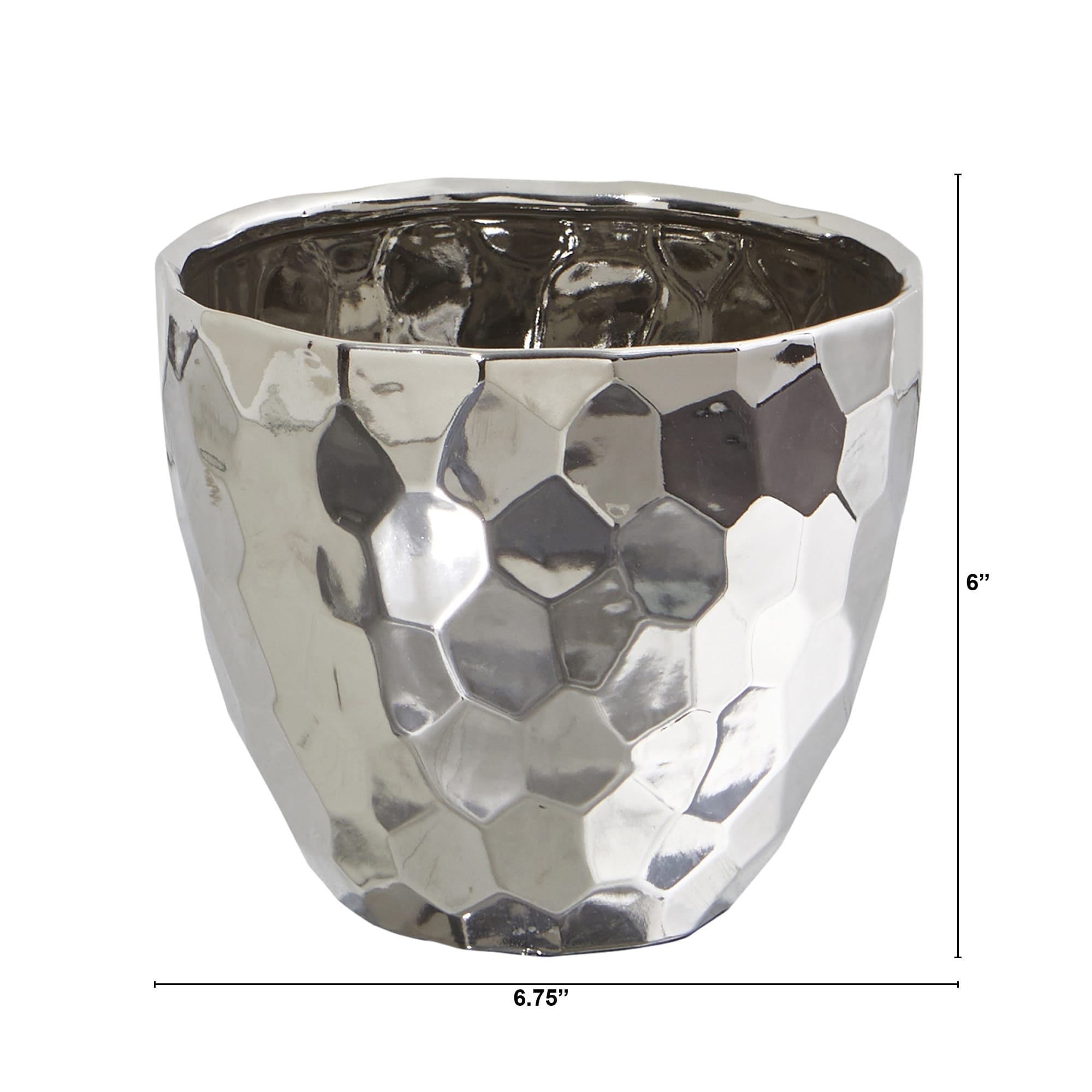 6.75 Designer Silver Bowl