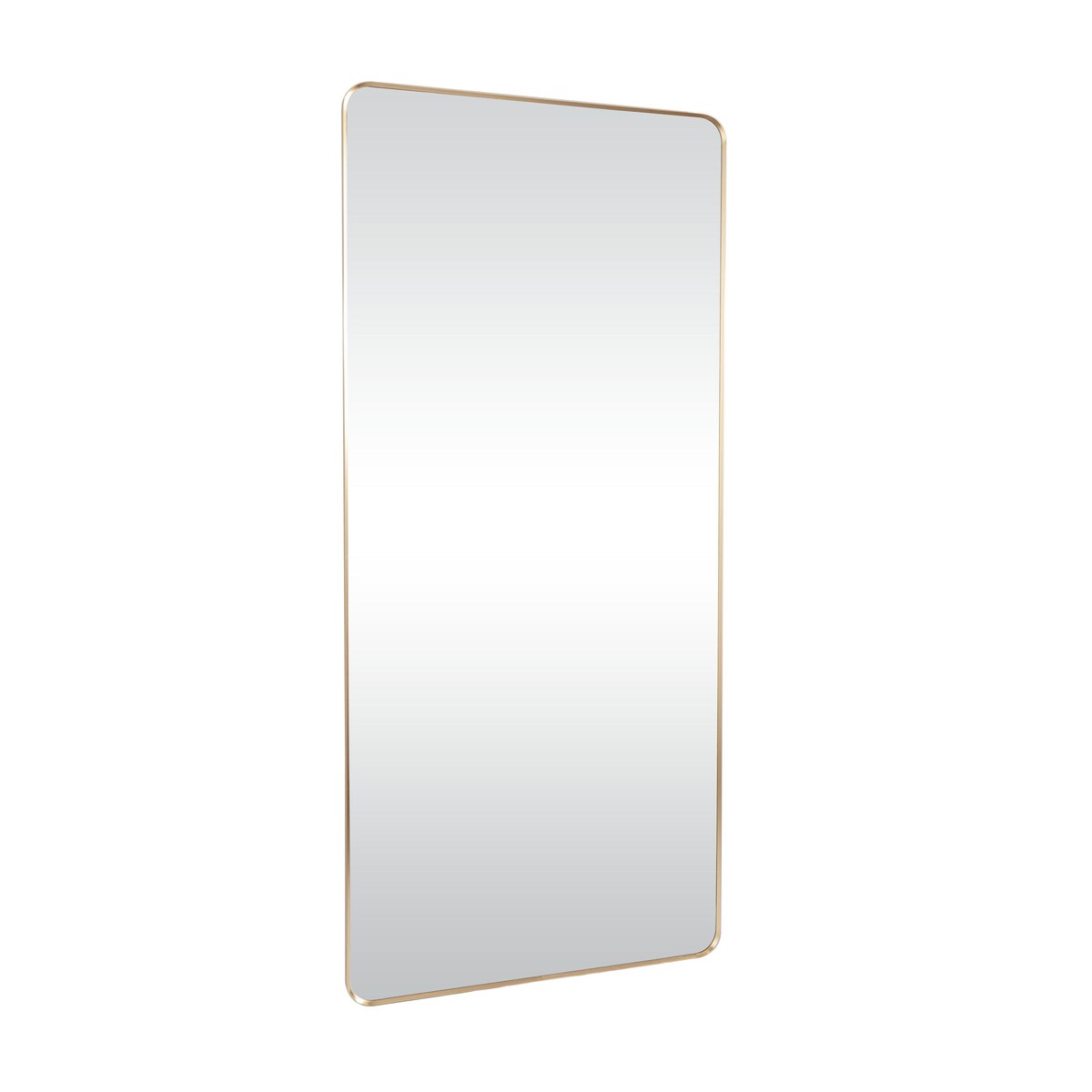 Metal Room Wall Mirror with Thin Frame - Gold - CosmoLiving by Cosmopolitan