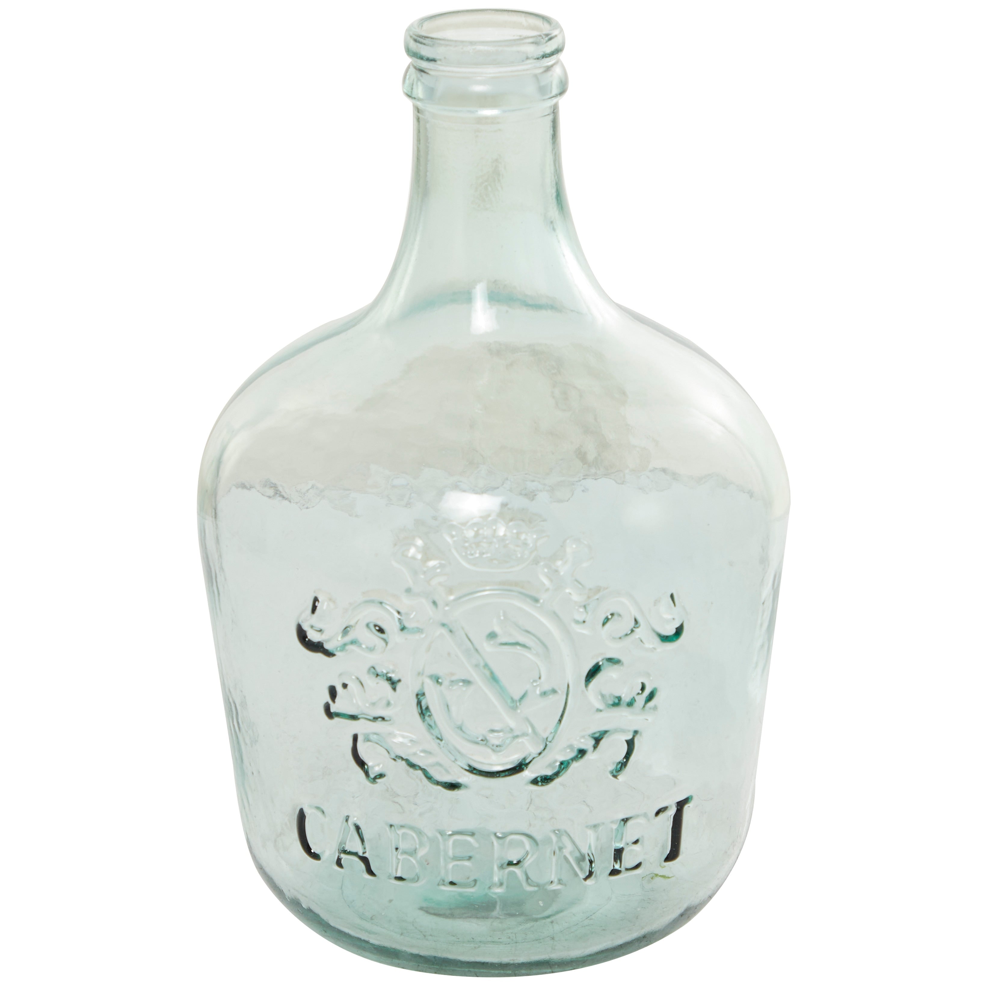 Recycled Glass Bottle Vase Collection Made in Spain - Multiple Sizes - Clear, Blue, Teal, Green